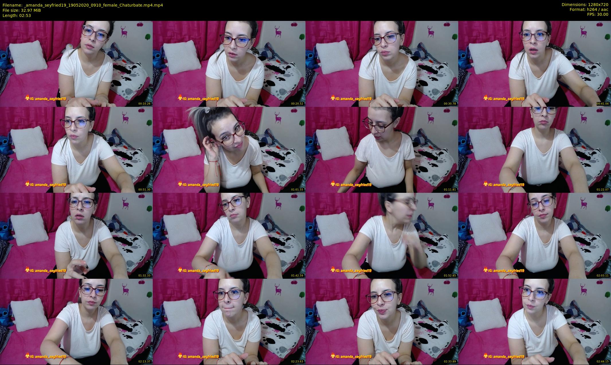 _amanda_seyfried19 — 3 minute Chaturbate female cam show recording, 720p, May 19, 2020