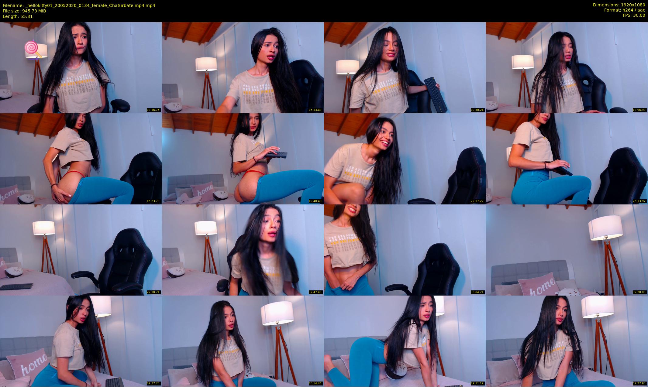 _hellokitty01 — 56 minute Chaturbate female cam show recording, 1080p, May 20, 2020