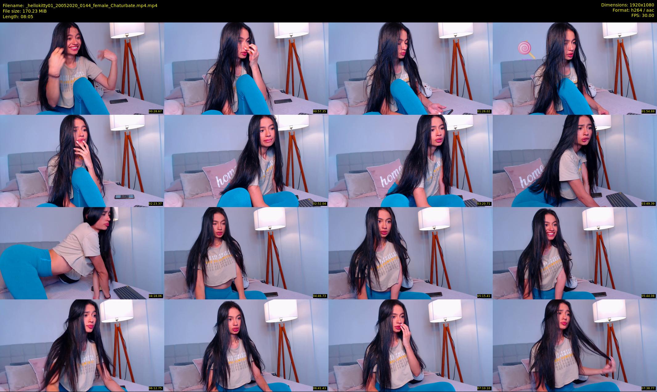 _hellokitty01 — 9 minute Chaturbate female cam show recording, 1080p, May 20, 2020