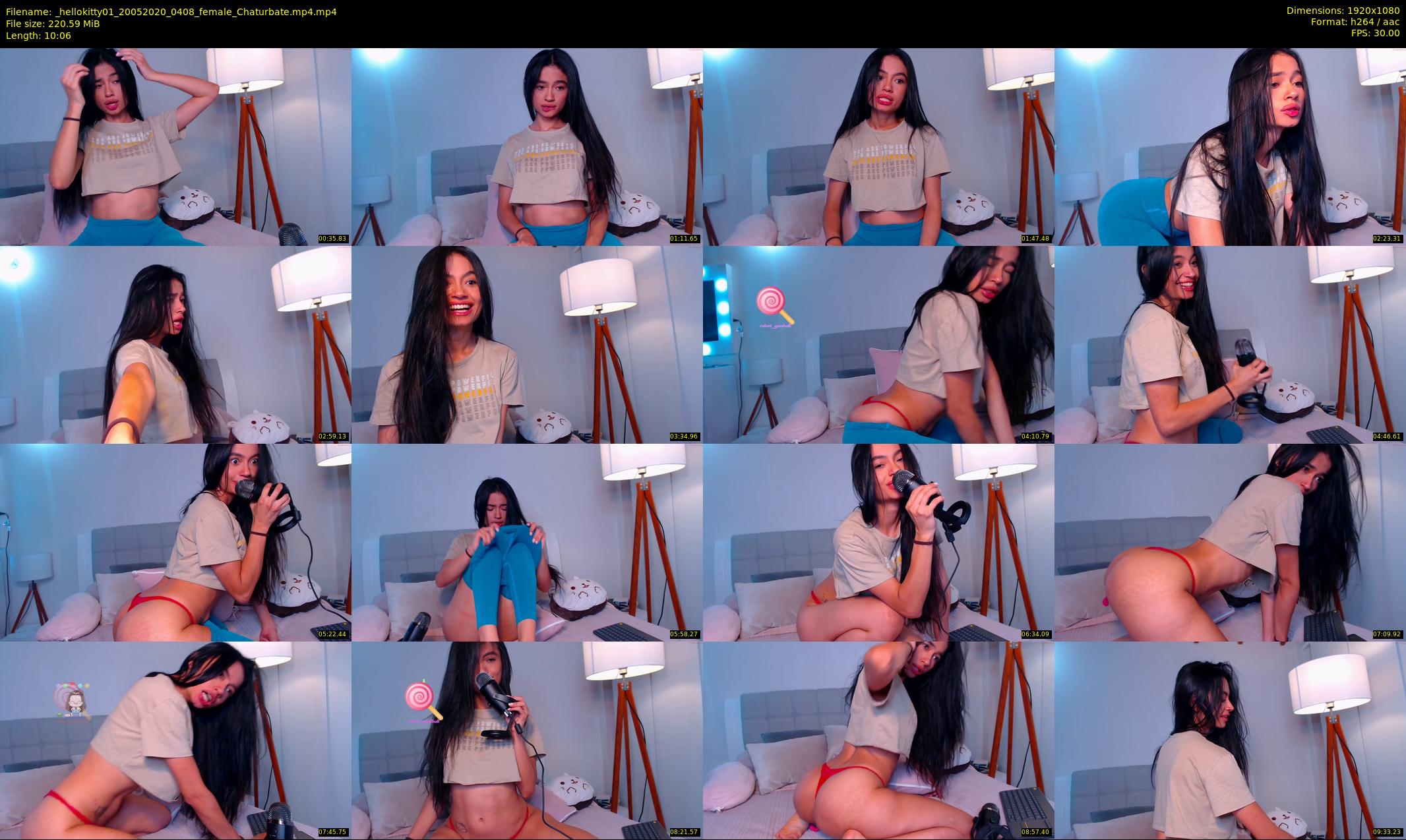_hellokitty01 — 11 minute Chaturbate female cam show recording, 1080p, May 20, 2020