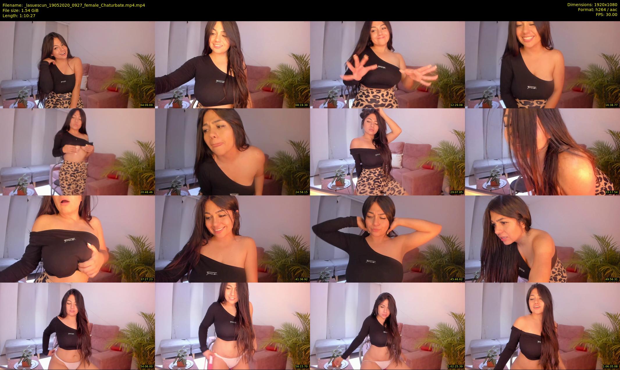 _lasuescun — 71 minute Chaturbate female cam show recording, 1080p, May 19, 2020