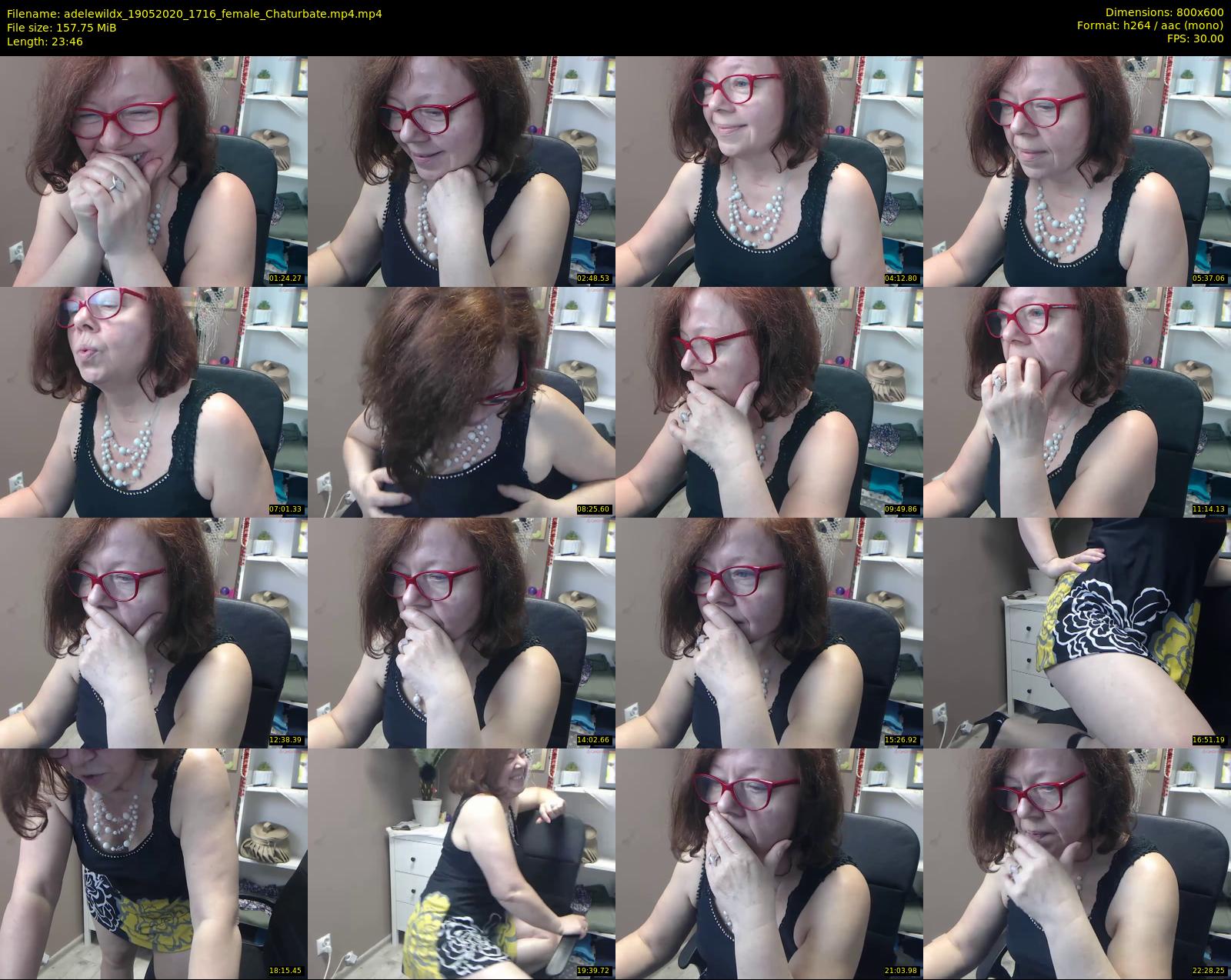 adelewildx — 24 minute Chaturbate female cam show recording, 480p, May 19, 2020