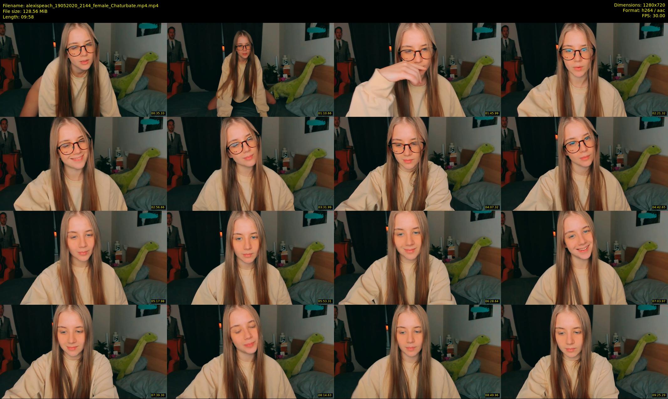 alexispeach — 10 minute Chaturbate female cam show recording, 720p, May 19, 2020