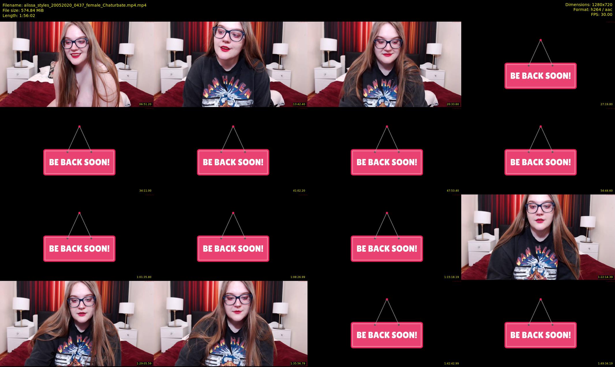 alissa_styles — 117 minute Chaturbate female cam show recording, 720p, May 20, 2020