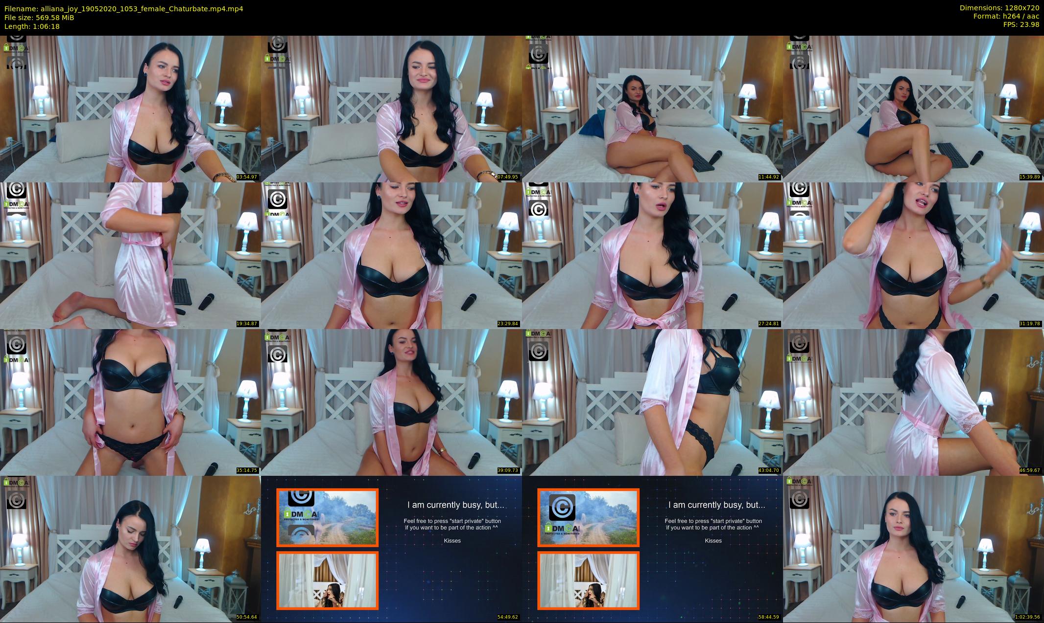 alliana_joy — 67 minute Chaturbate female cam show recording, 720p, May 19, 2020