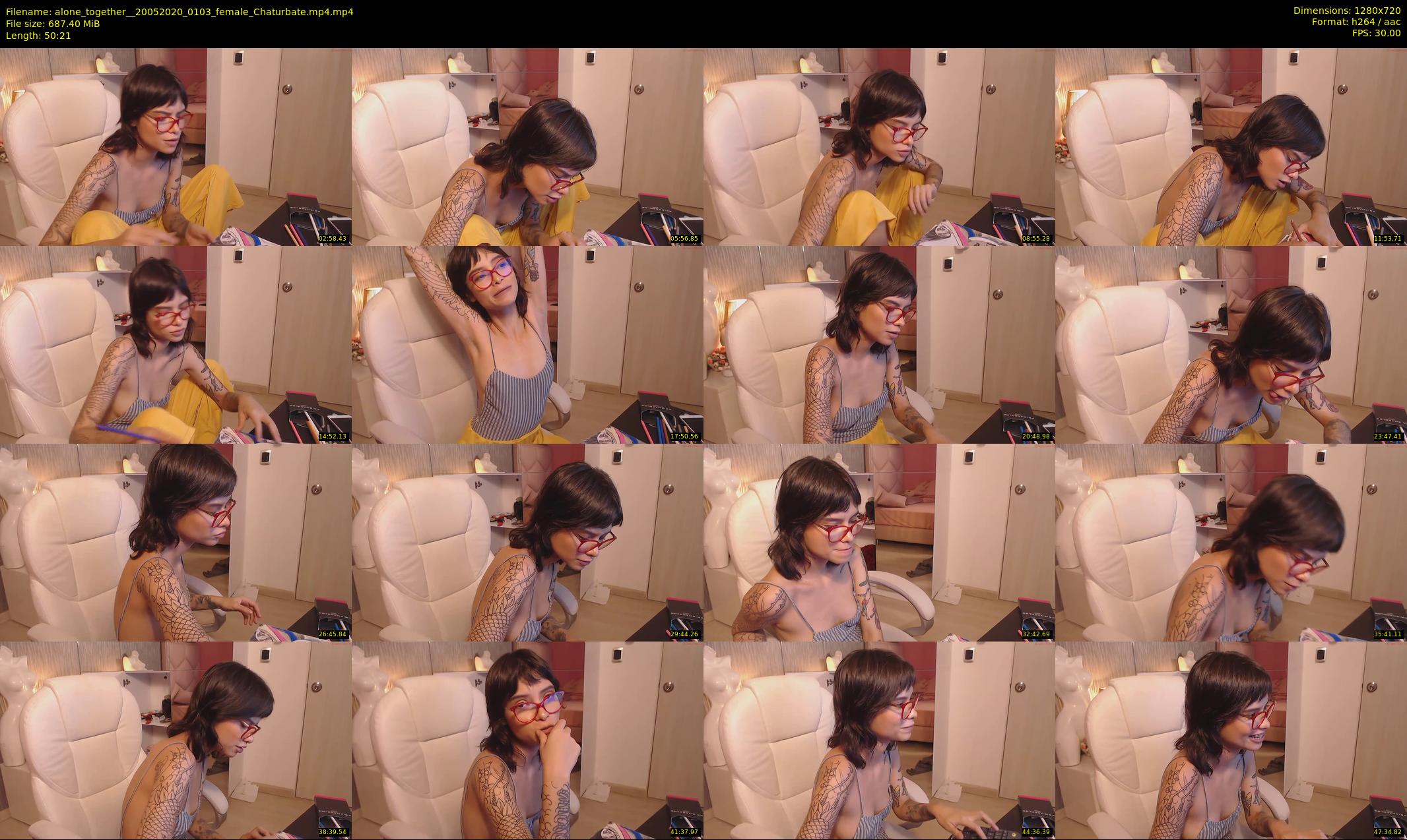alone_together_ — 51 minute Chaturbate female cam show recording, 720p, May 20, 2020