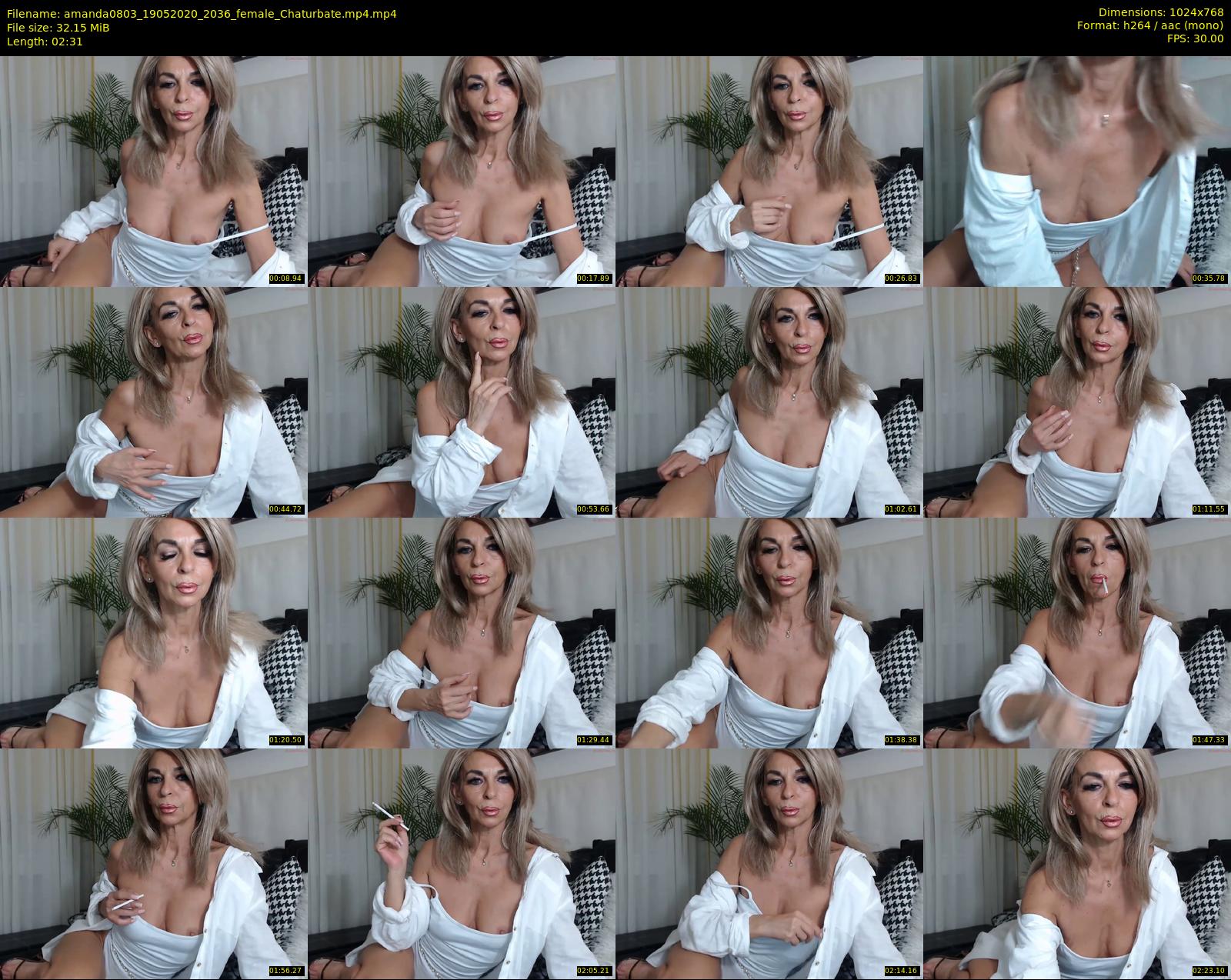 amanda0803 — 3 minute Chaturbate female cam show recording, 720p, May 19, 2020