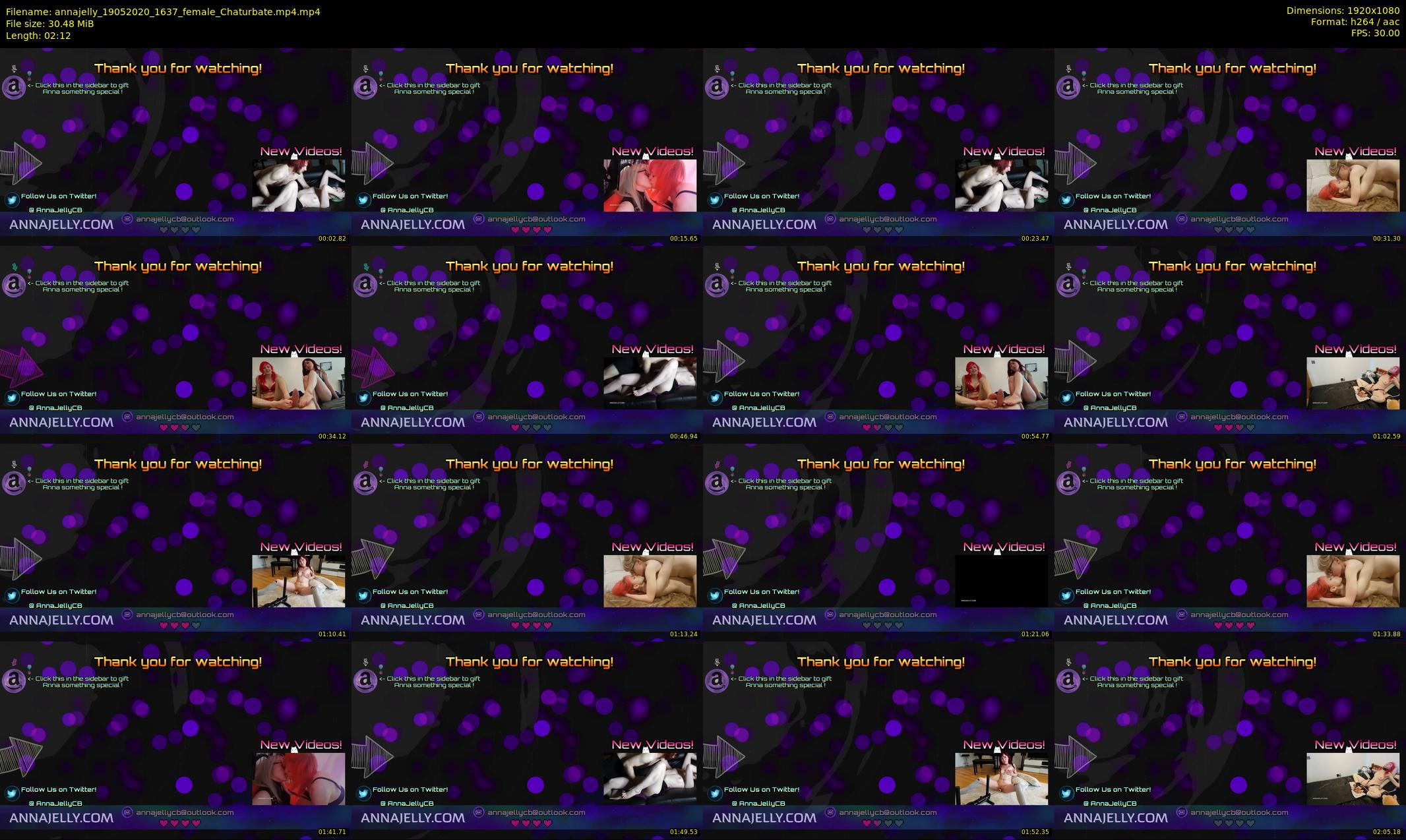 annajelly — 3 minute Chaturbate couple cam show recording, 1080p, May 19, 2020