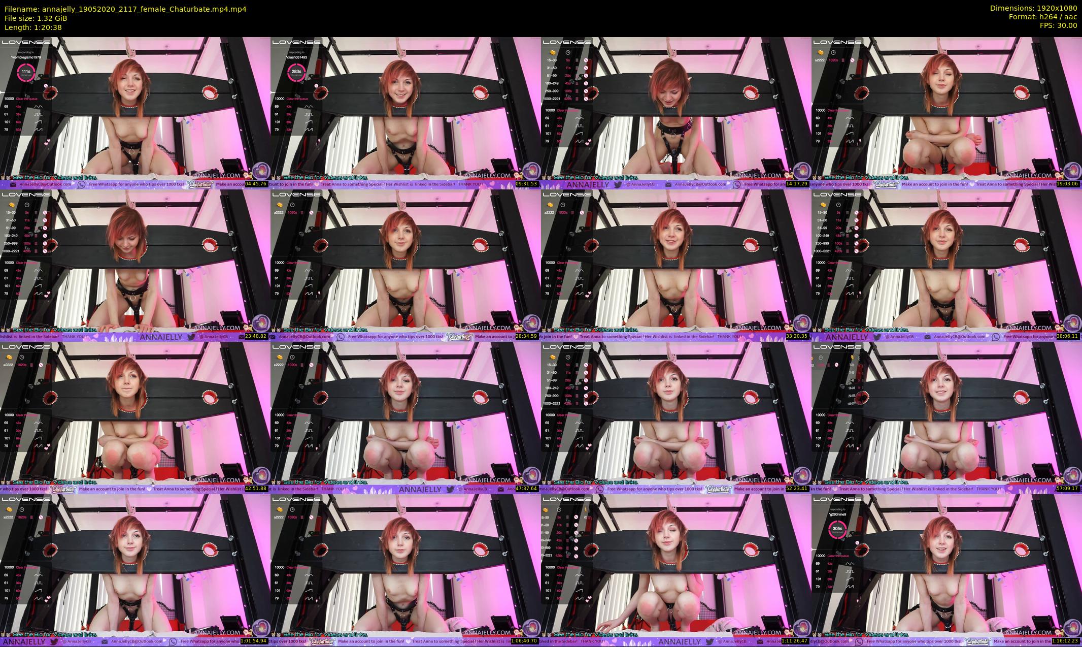 annajelly — 81 minute Chaturbate couple cam show recording, 1080p, May 19, 2020