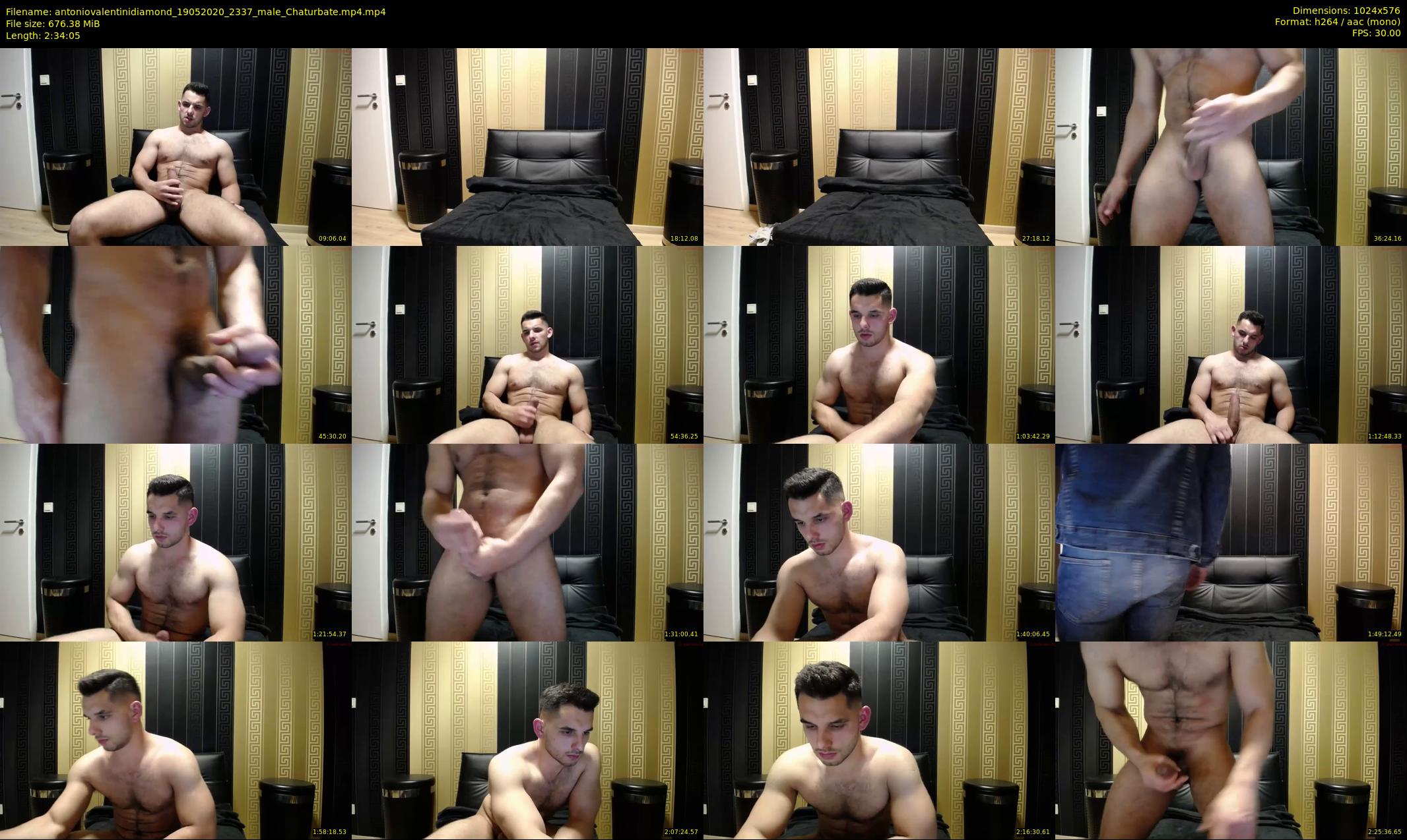 antoniovalentinidiamond — 155 minute Chaturbate male cam show recording, 480p, May 19, 2020