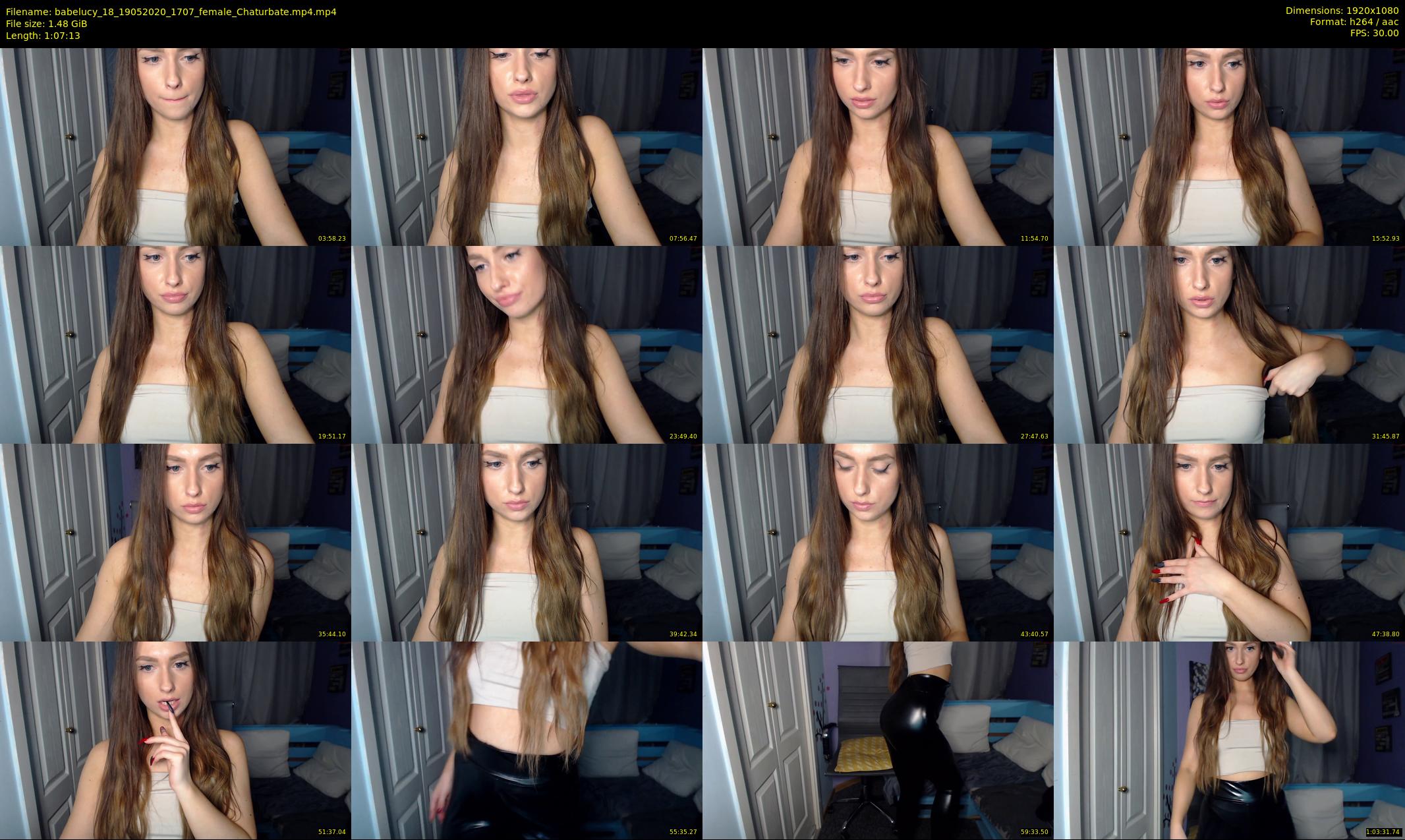 babelucy_18 — 68 minute Chaturbate female cam show recording, 1080p, May 19, 2020