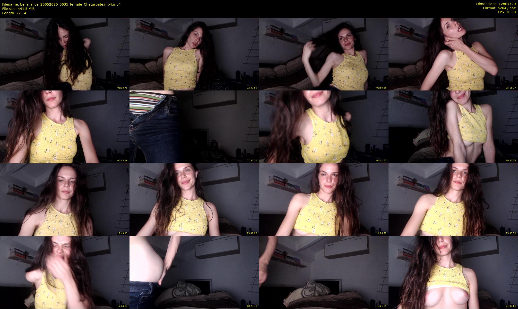 bella_alice — 23 minute Chaturbate female cam show recording, 720p, May 20, 2020