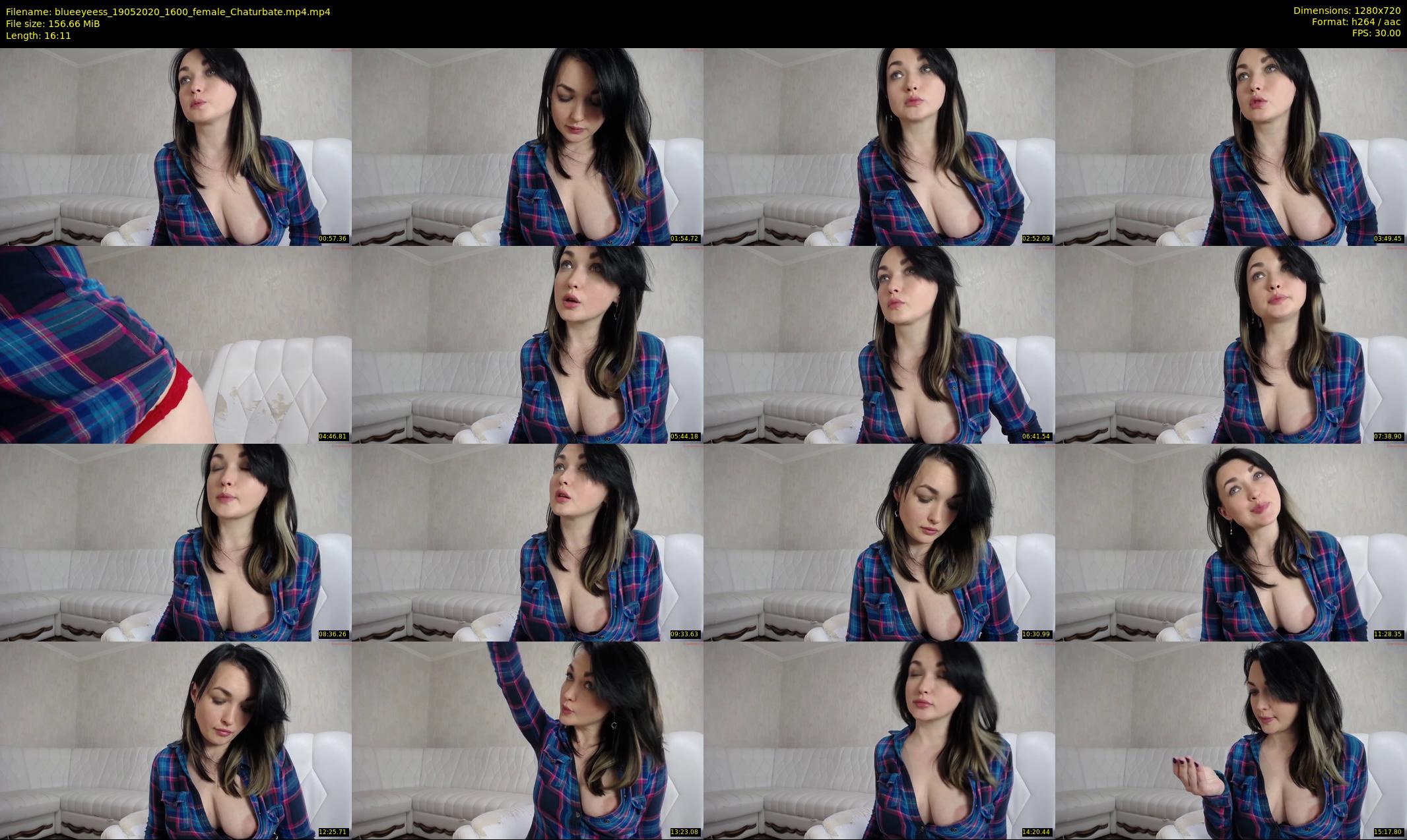 blueeyeess — 17 minute Chaturbate female cam show recording, 720p, May 19, 2020