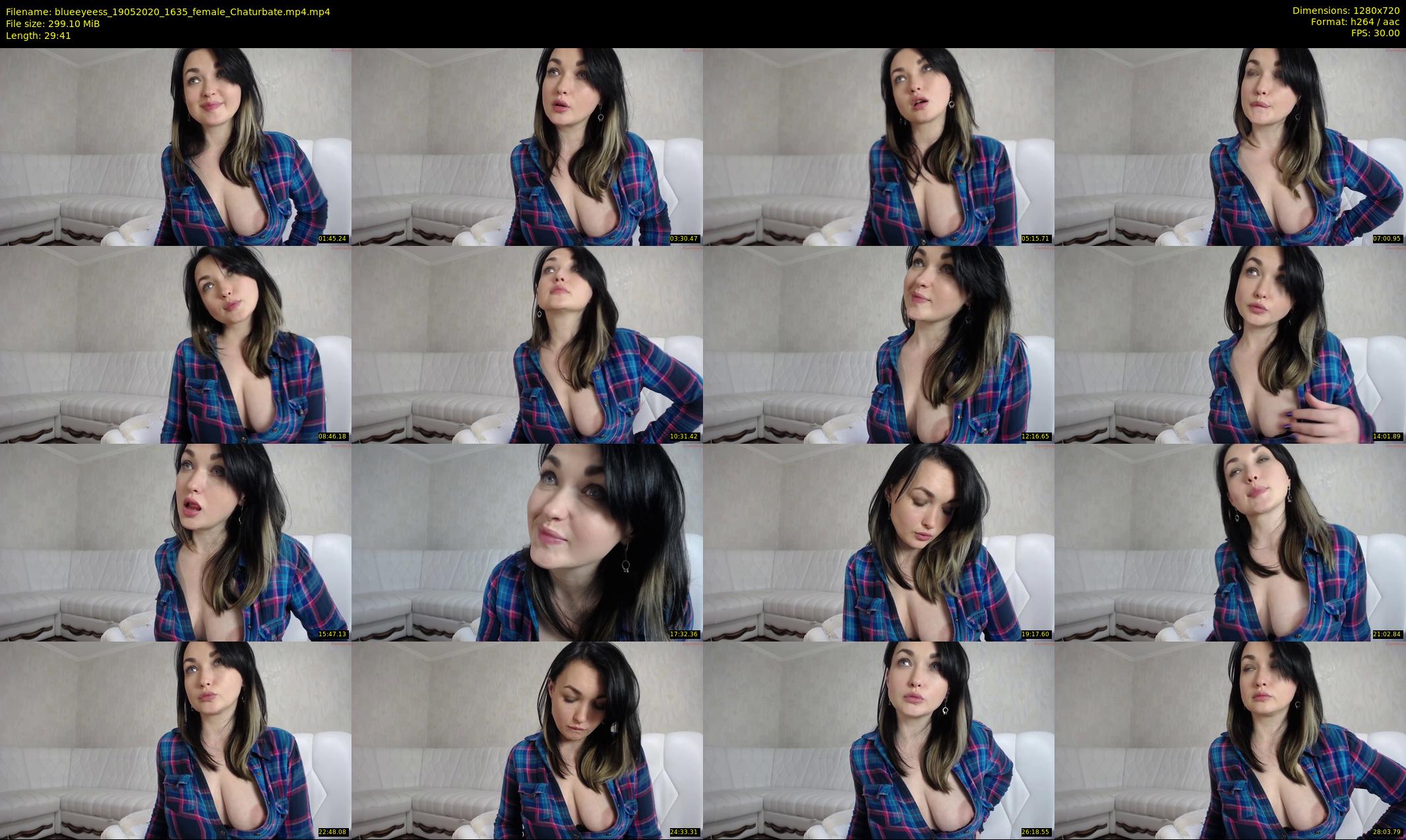 blueeyeess — 30 minute Chaturbate female cam show recording, 720p, May 19, 2020