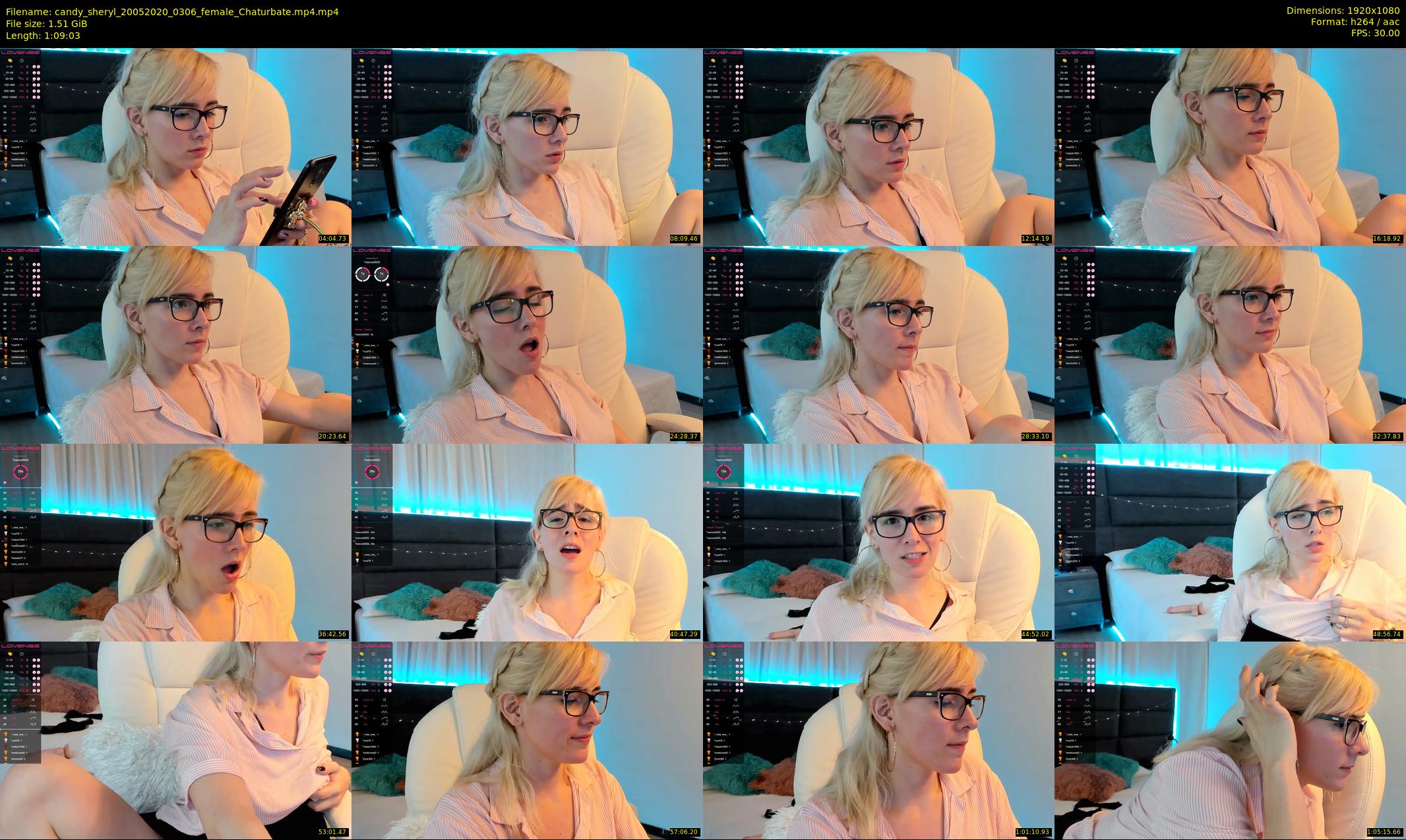 candy_sheryl — 70 minute Chaturbate female cam show recording, 1080p, May 20, 2020