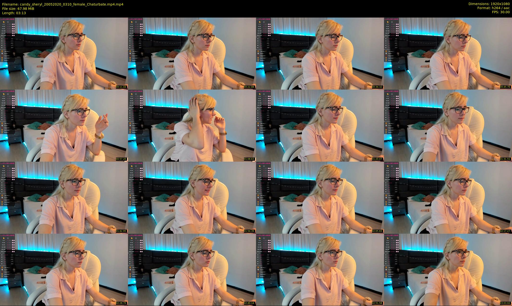 candy_sheryl — 4 minute Chaturbate female cam show recording, 1080p, May 20, 2020