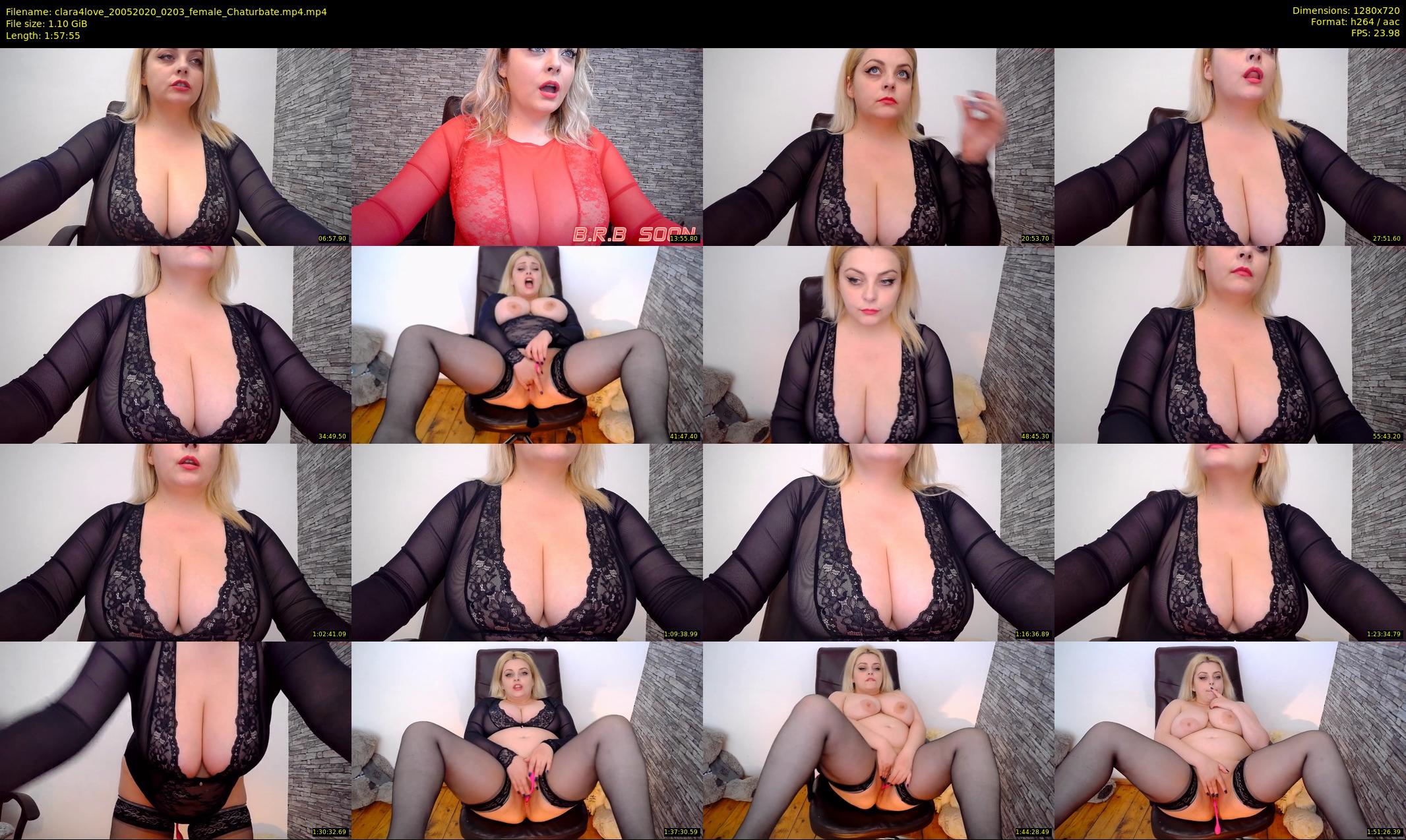 clara4love — 118 minute Chaturbate female cam show recording, 720p, May 20, 2020