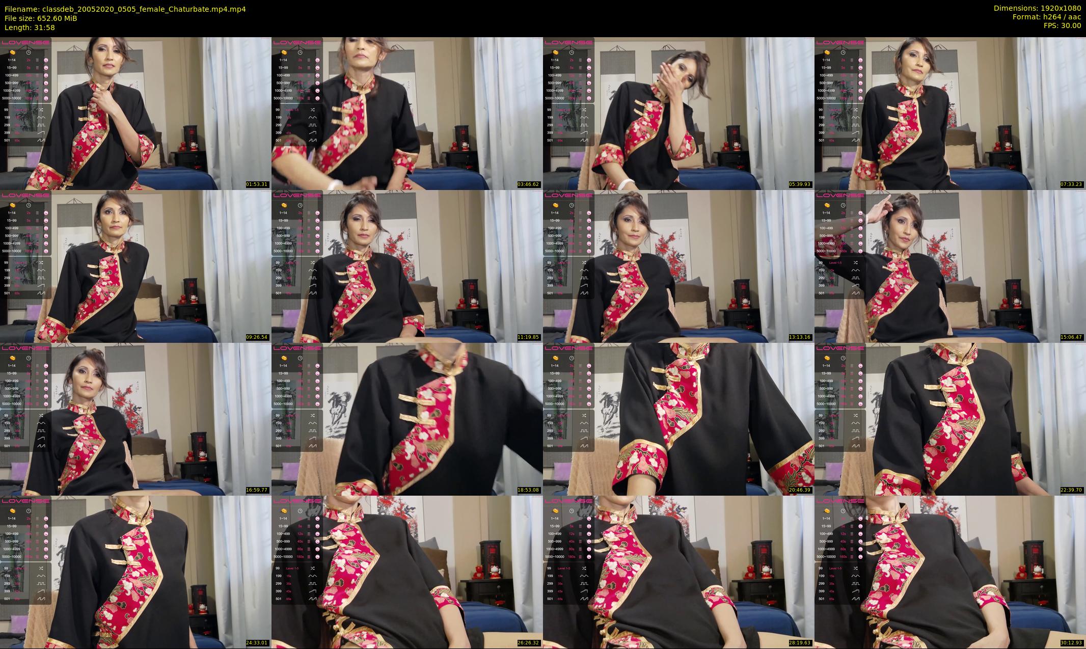 classdeb — 32 minute Chaturbate female cam show recording, 1080p, May 20, 2020