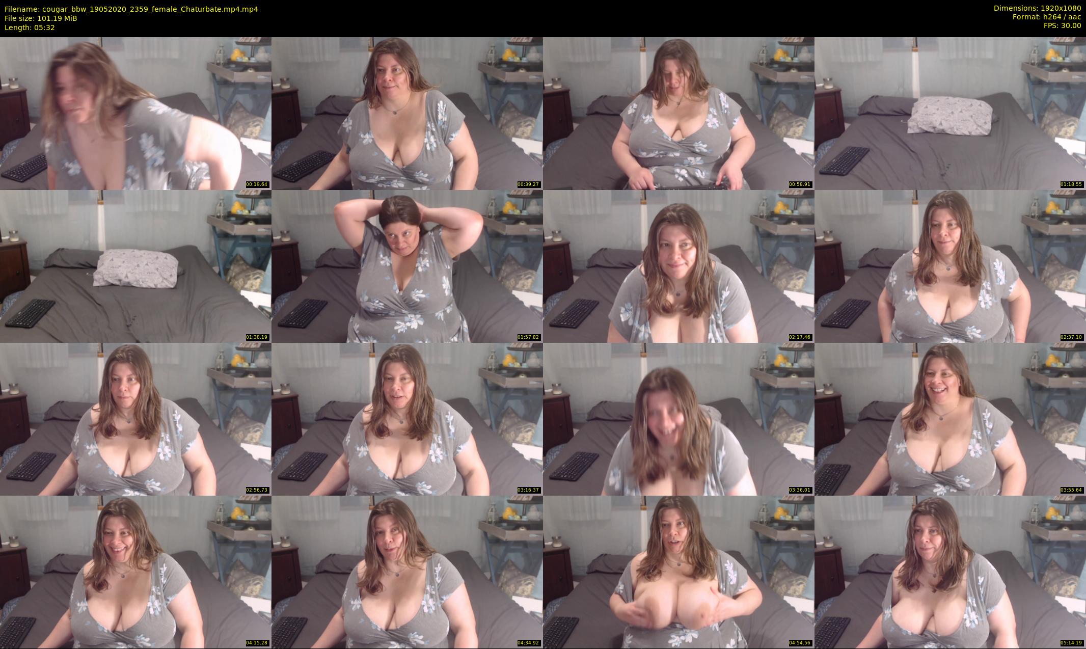 cougar_bbw — 6 minute Chaturbate female cam show recording, 1080p, May 19, 2020
