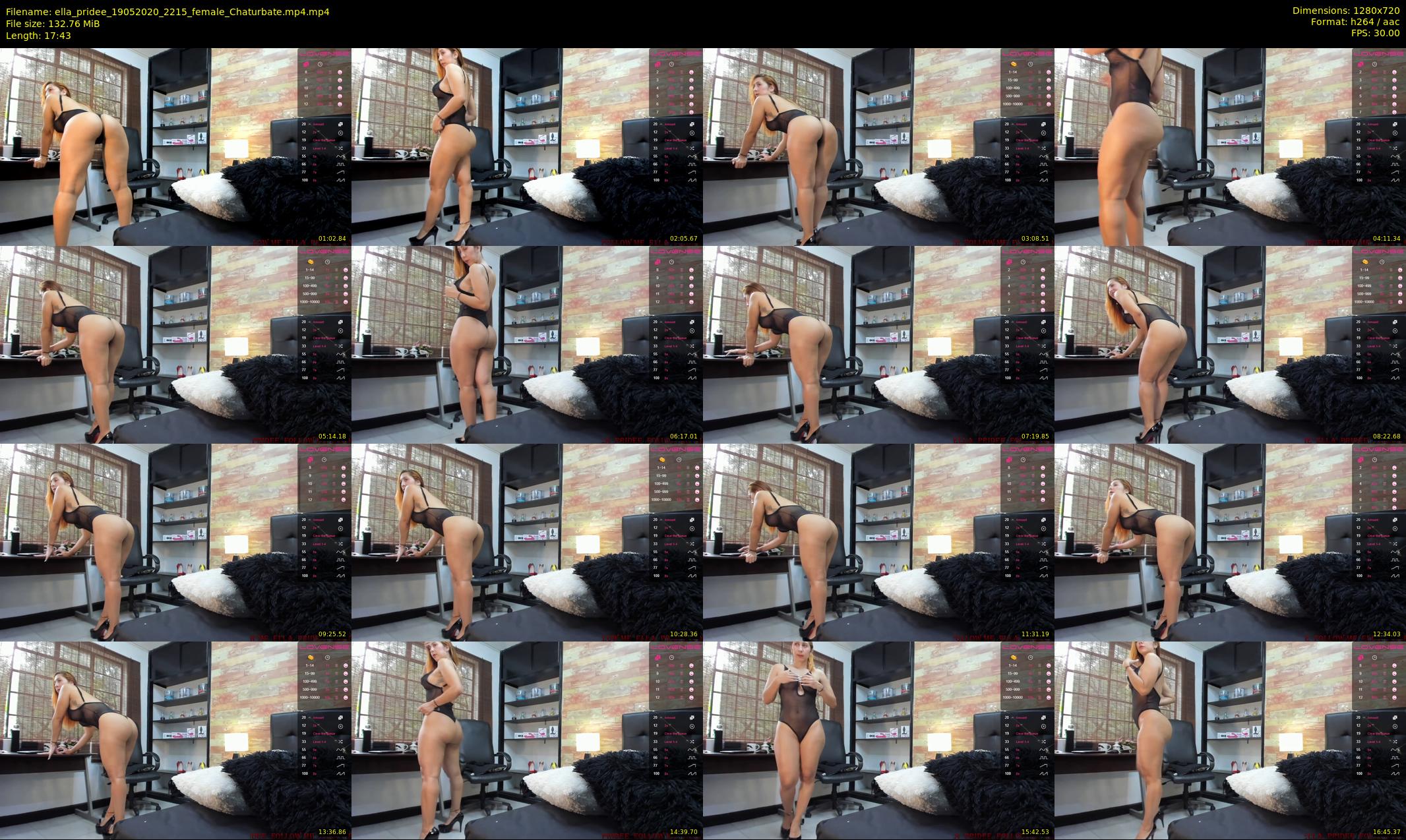 ella_pridee — 18 minute Chaturbate female cam show recording, 720p, May 19, 2020