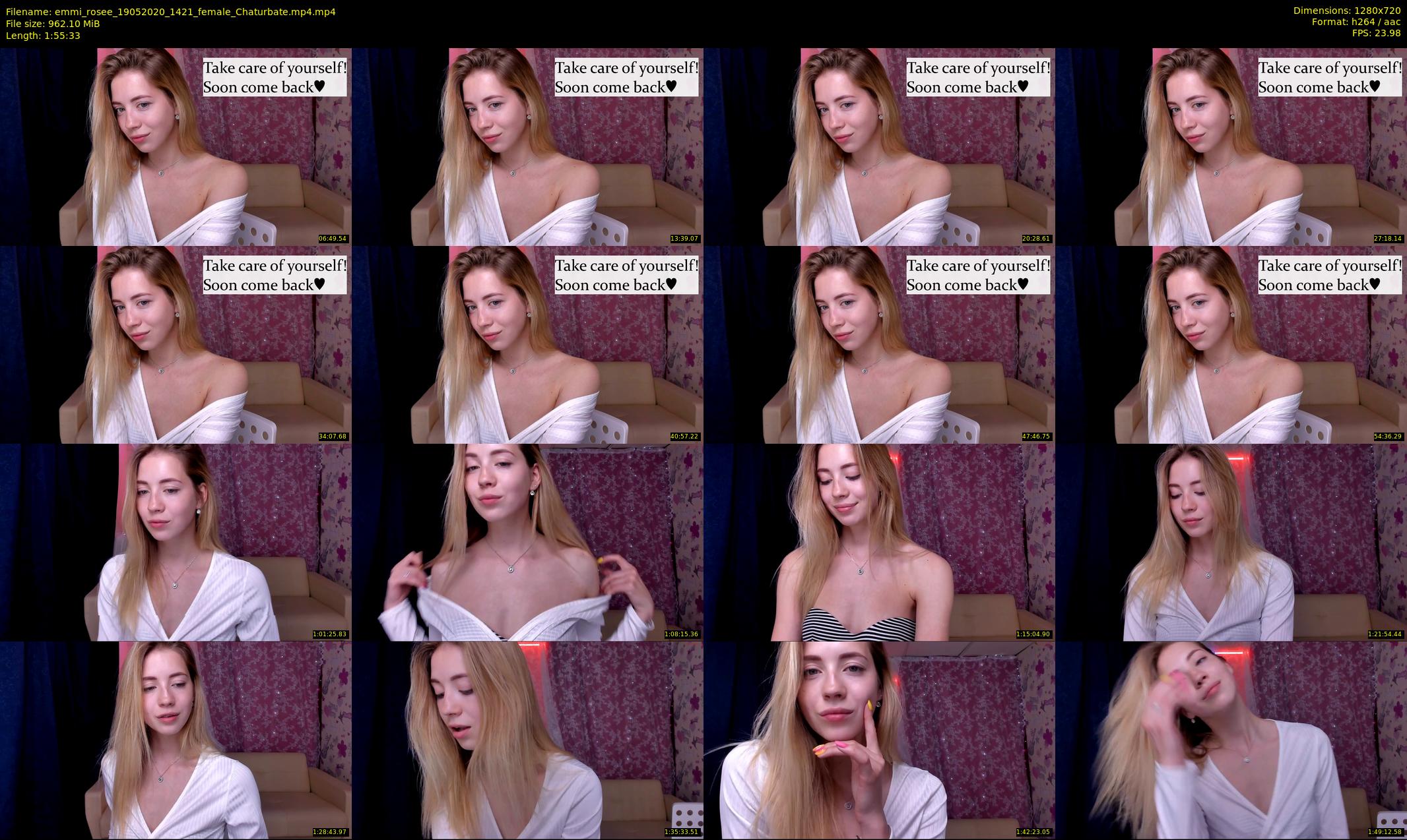 emmi_rosee — 116 minute Chaturbate female cam show recording, 720p, May 19, 2020