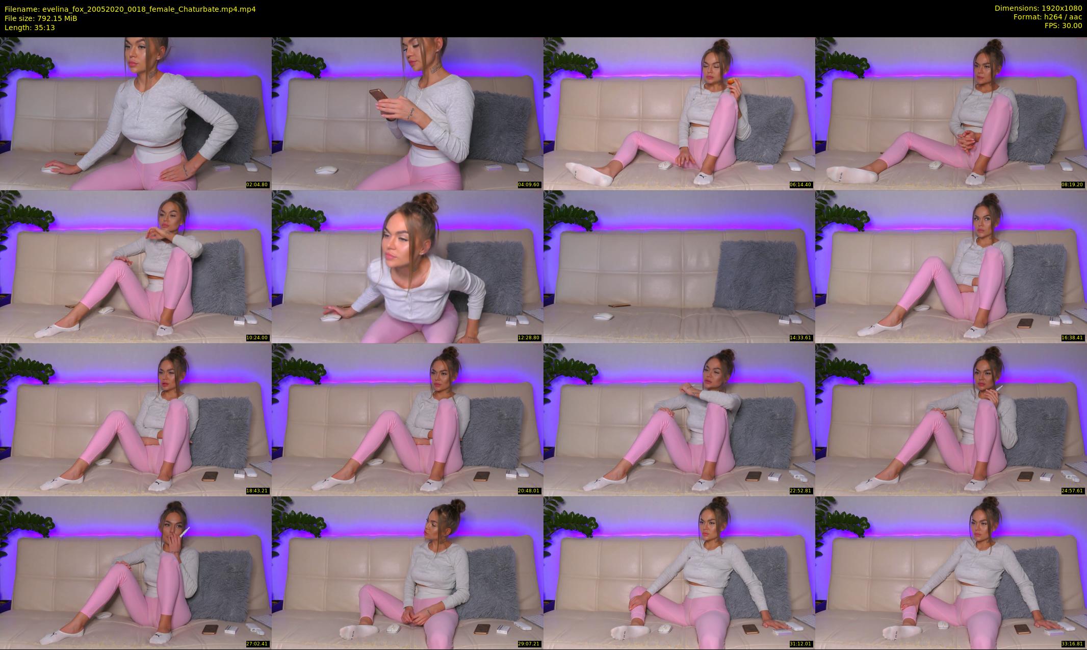 evelina_fox — 36 minute Chaturbate female cam show recording, 1080p, May 20, 2020