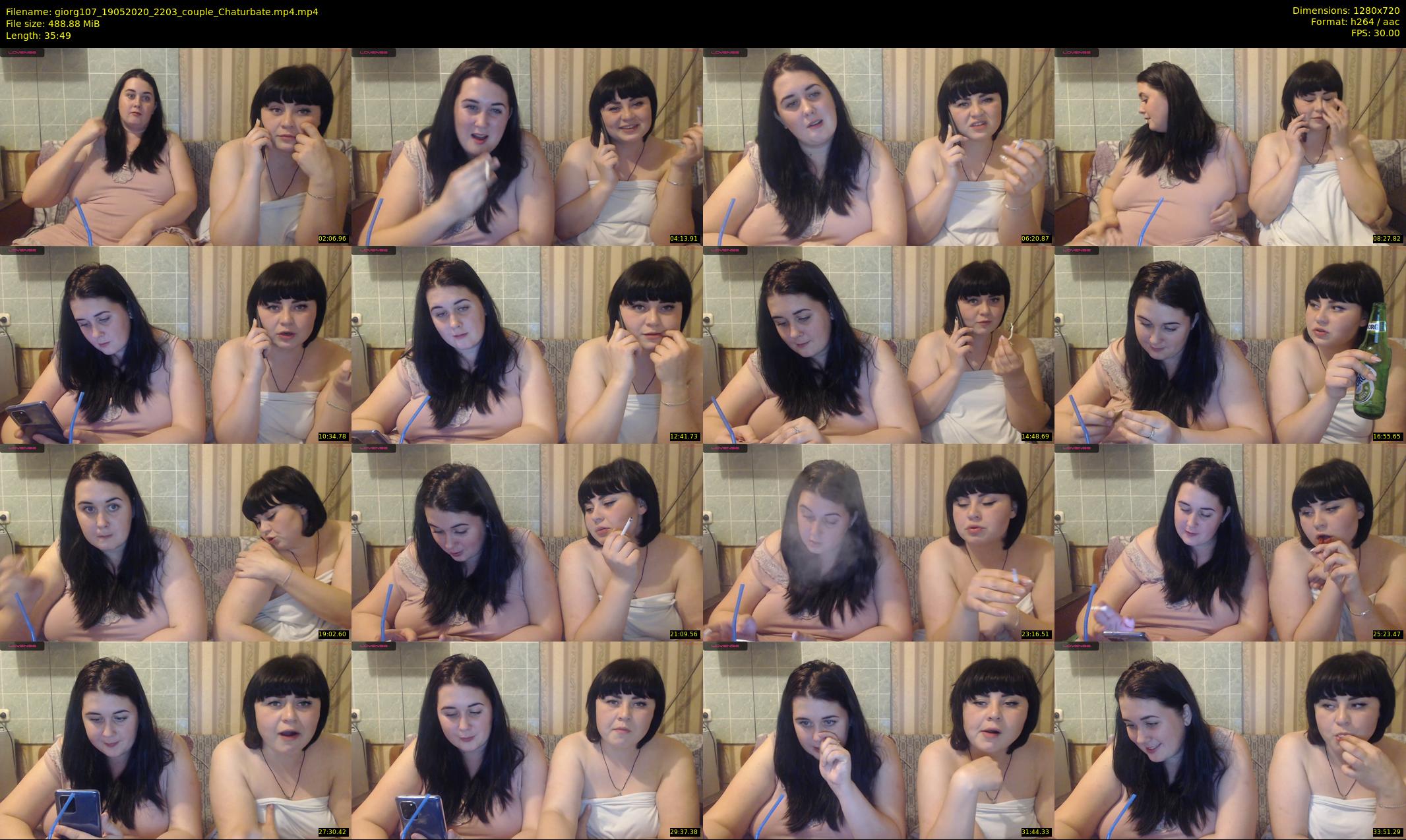 giorg107 — 36 minute Chaturbate couple cam show recording, 720p, May 19, 2020