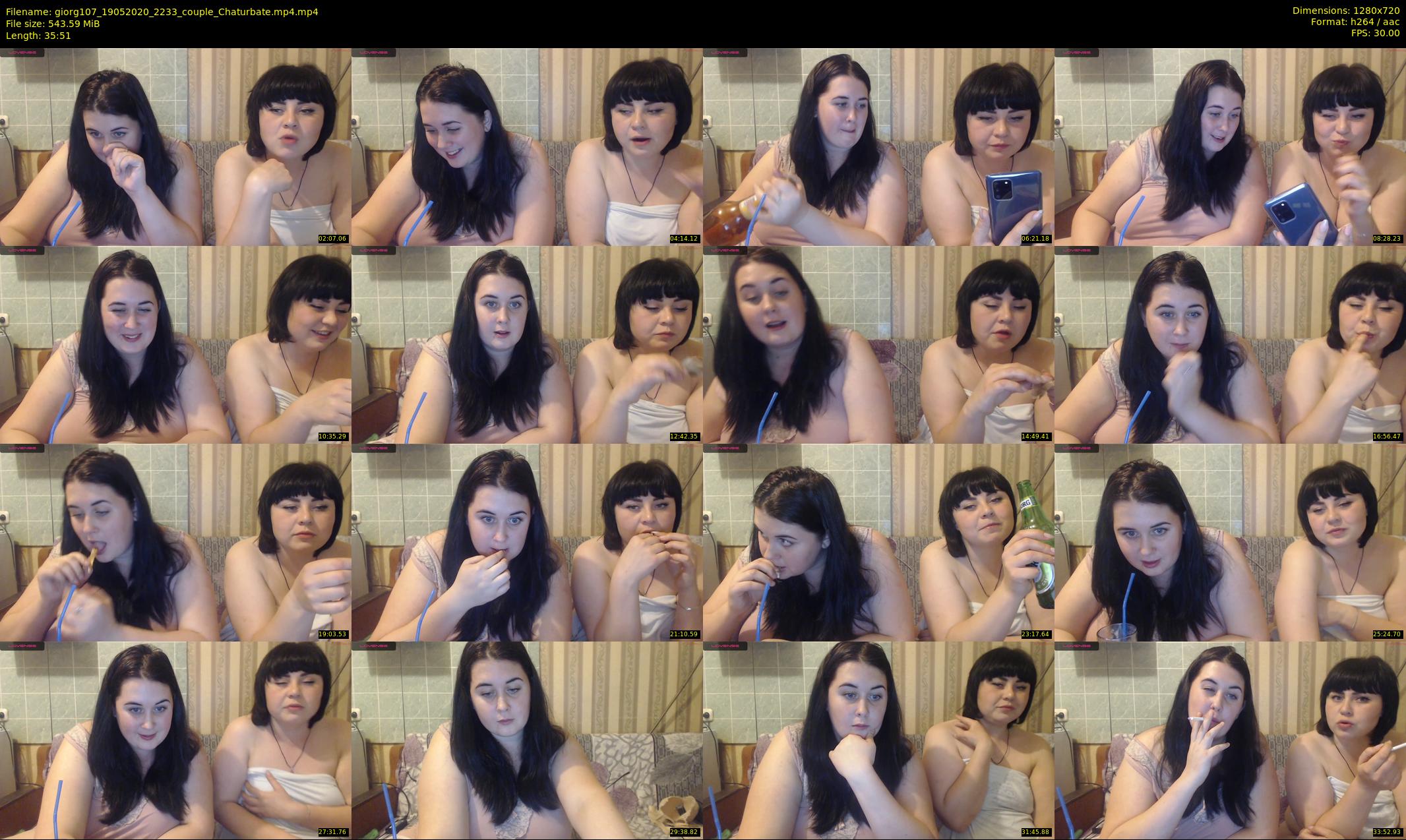 giorg107 — 36 minute Chaturbate couple cam show recording, 720p, May 19, 2020