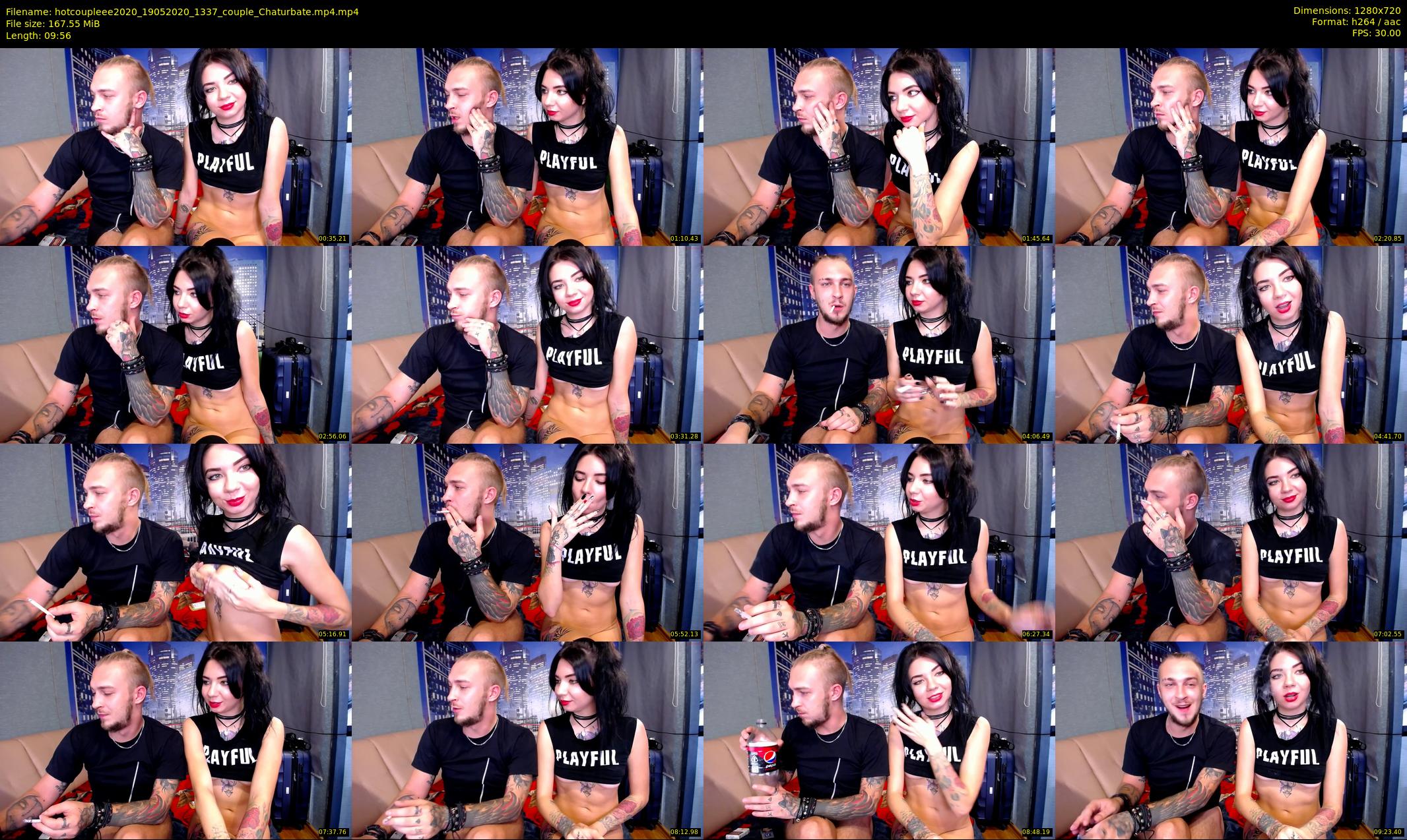 hotcoupleee2020 — 10 minute Chaturbate couple cam show recording, 720p, May 19, 2020