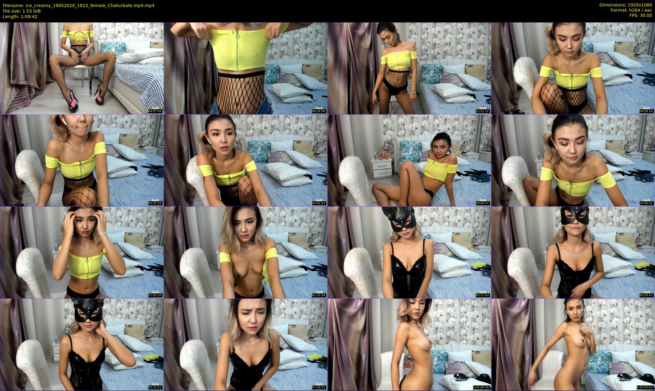 ice_creamy — 70 minute Chaturbate female cam show recording, 1080p, May 19, 2020