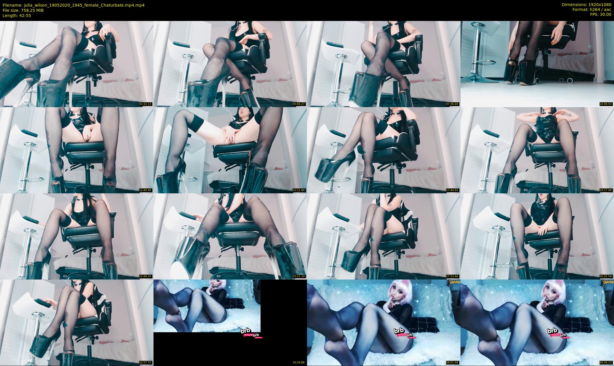 julia_wilson — 43 minute Chaturbate female cam show recording, 1080p, May 19, 2020