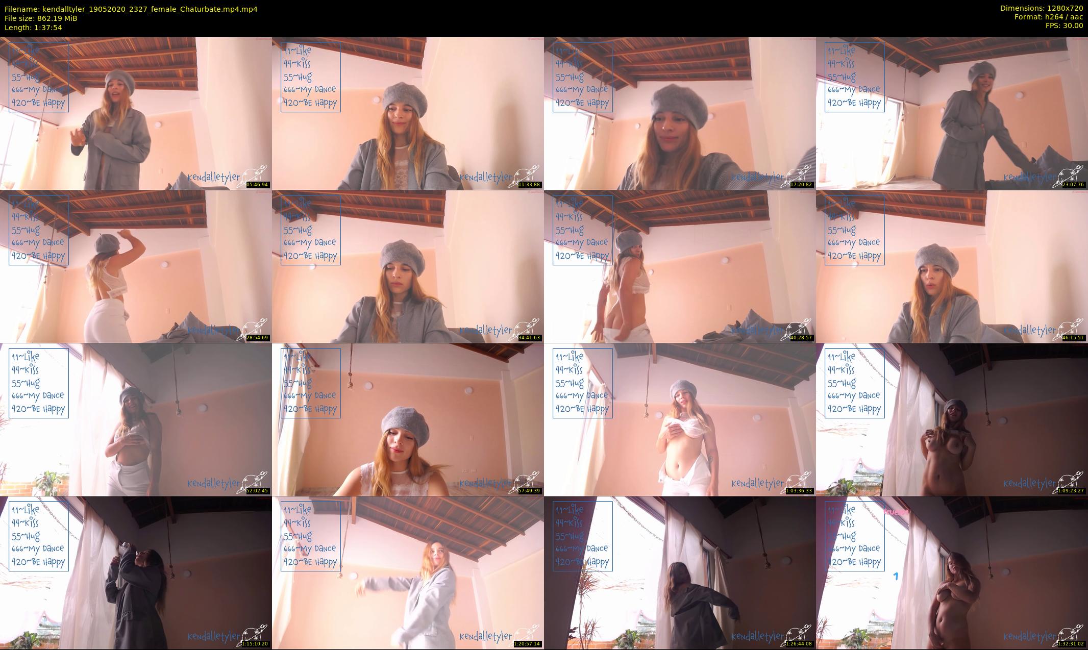 kendalltyler — 98 minute Chaturbate female cam show recording, 720p, May 19, 2020