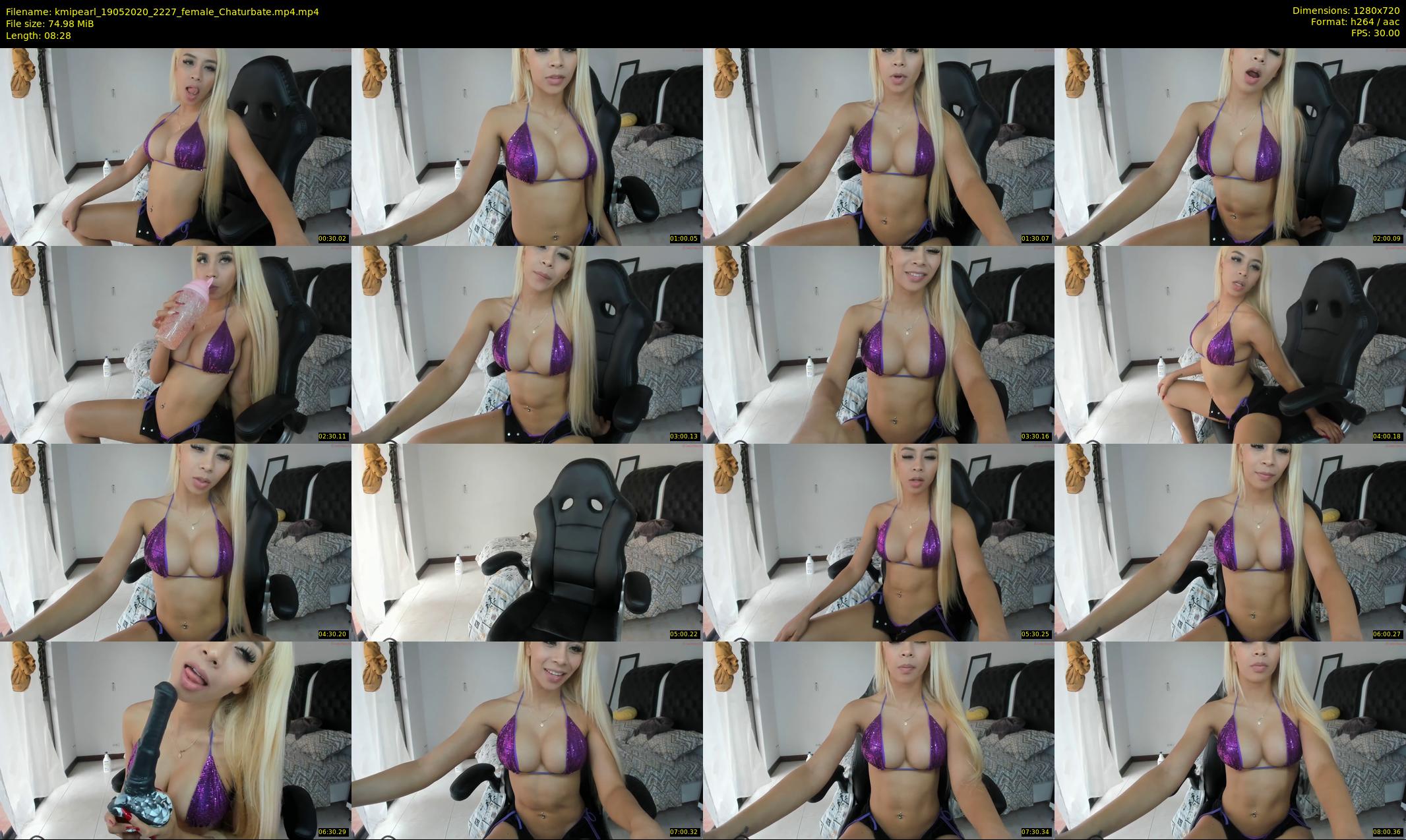 kmipearl — 9 minute Chaturbate female cam show recording, 720p, May 19, 2020