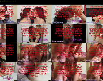 lady_anal — 12 minute Chaturbate female cam show recording, 720p, May 19, 2020