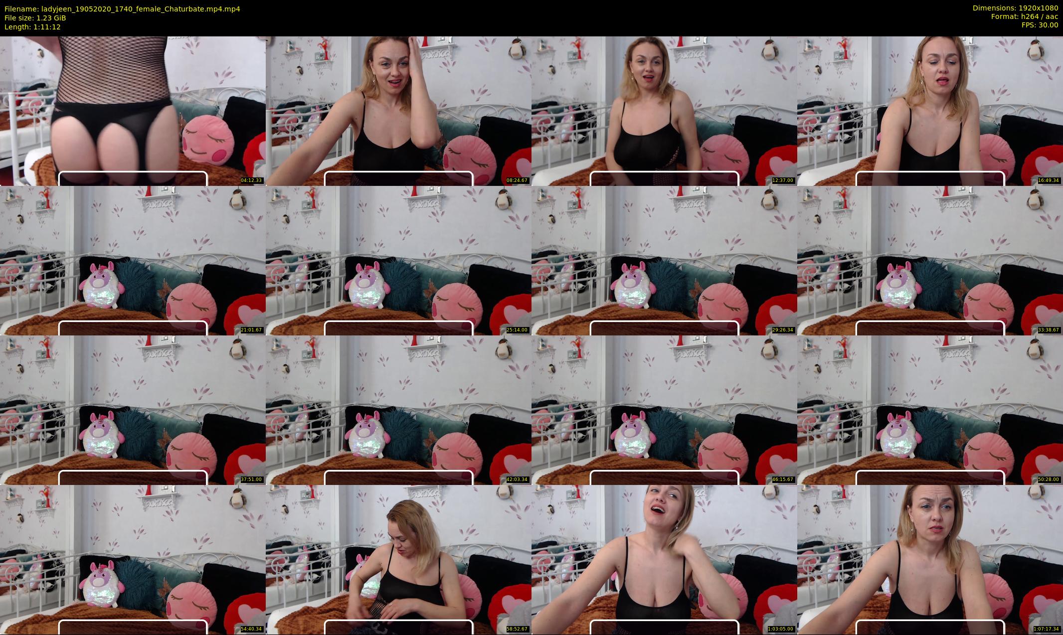 ladyjeen — 72 minute Chaturbate female cam show recording, 1080p, May 19, 2020