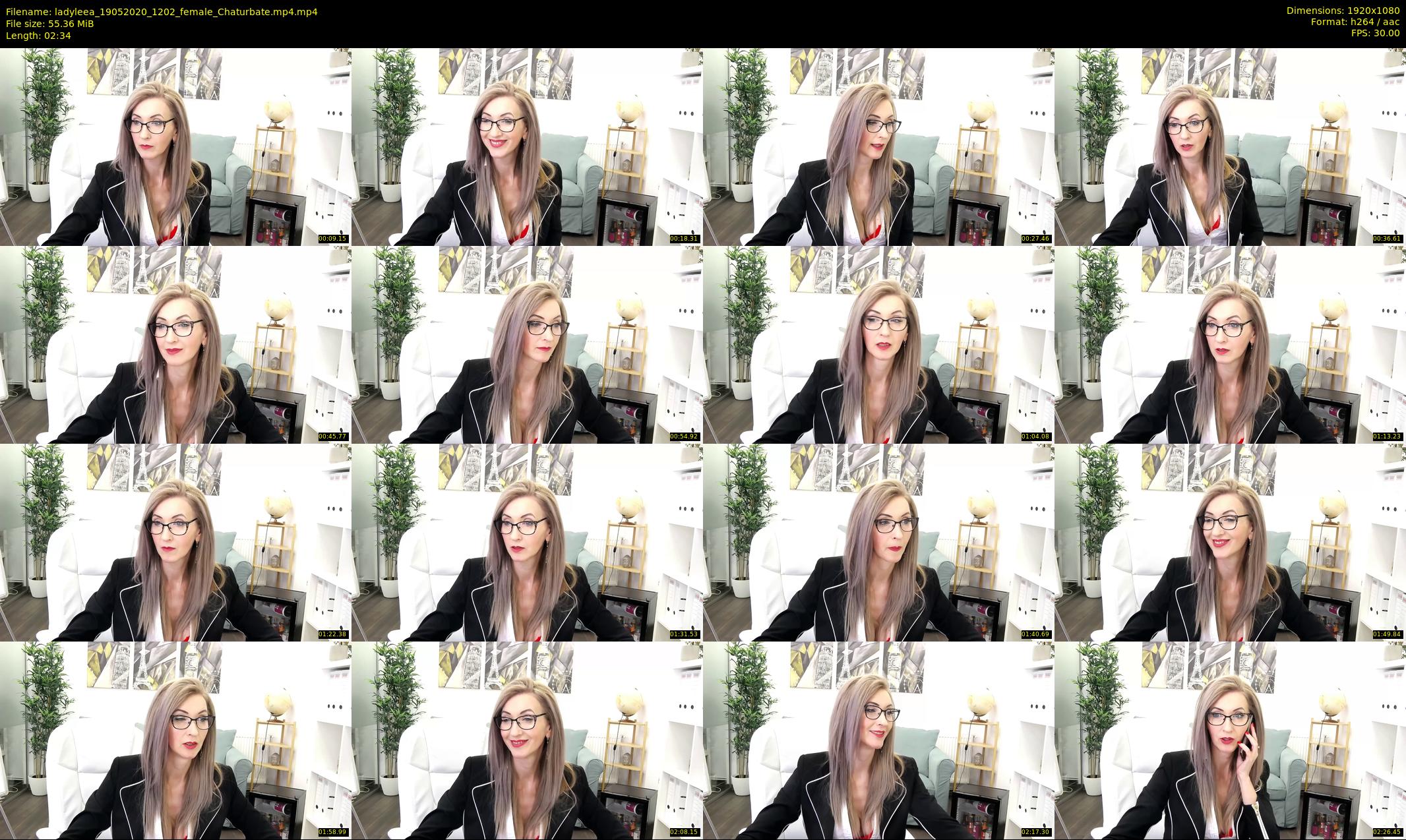 ladyleea — 3 minute Chaturbate female cam show recording, 1080p, May 19, 2020