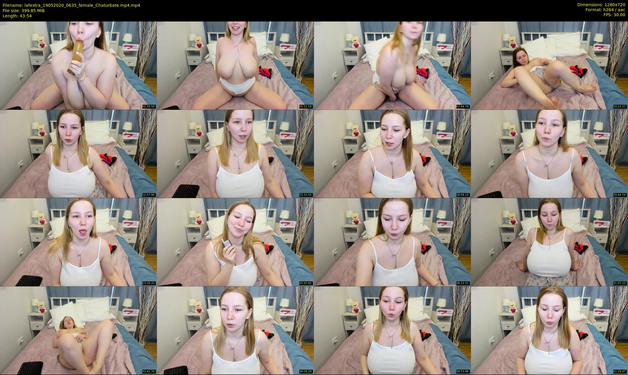 lafextra — 44 minute Chaturbate female cam show recording, 720p, May 19, 2020