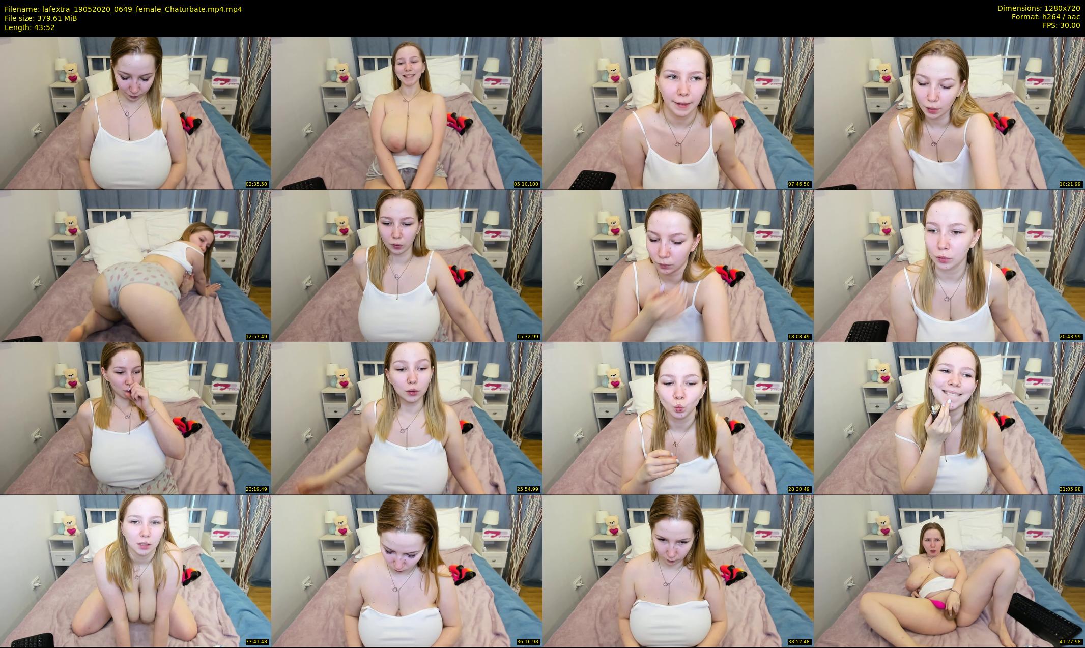 lafextra — 44 minute Chaturbate female cam show recording, 720p, May 19, 2020