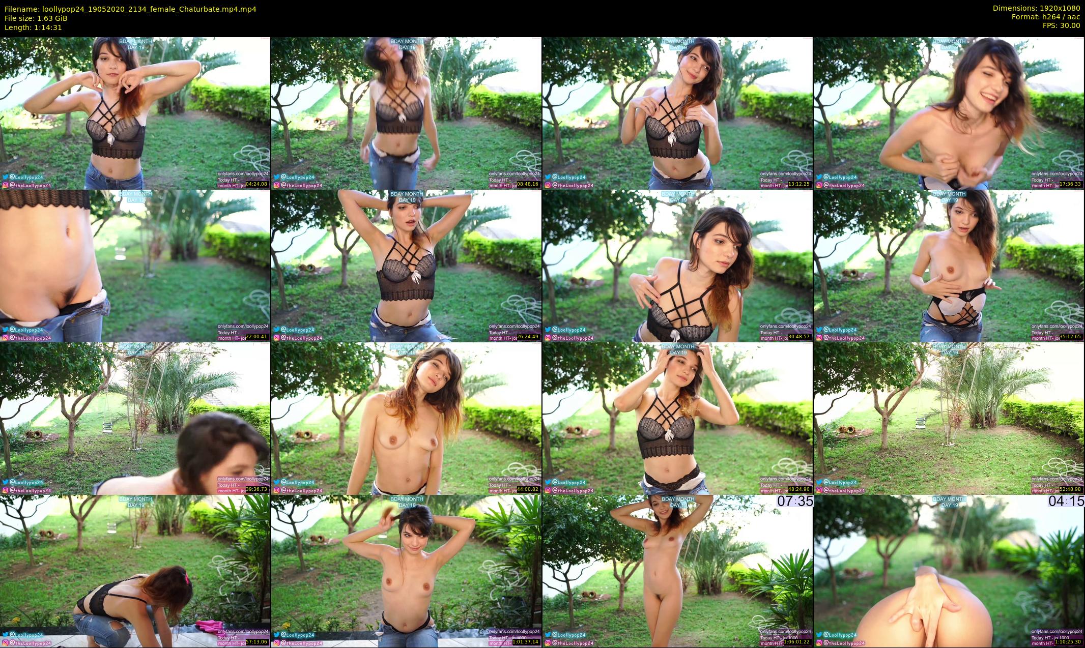 loollypop24 — 75 minute Chaturbate female cam show recording, 1080p, May 19, 2020