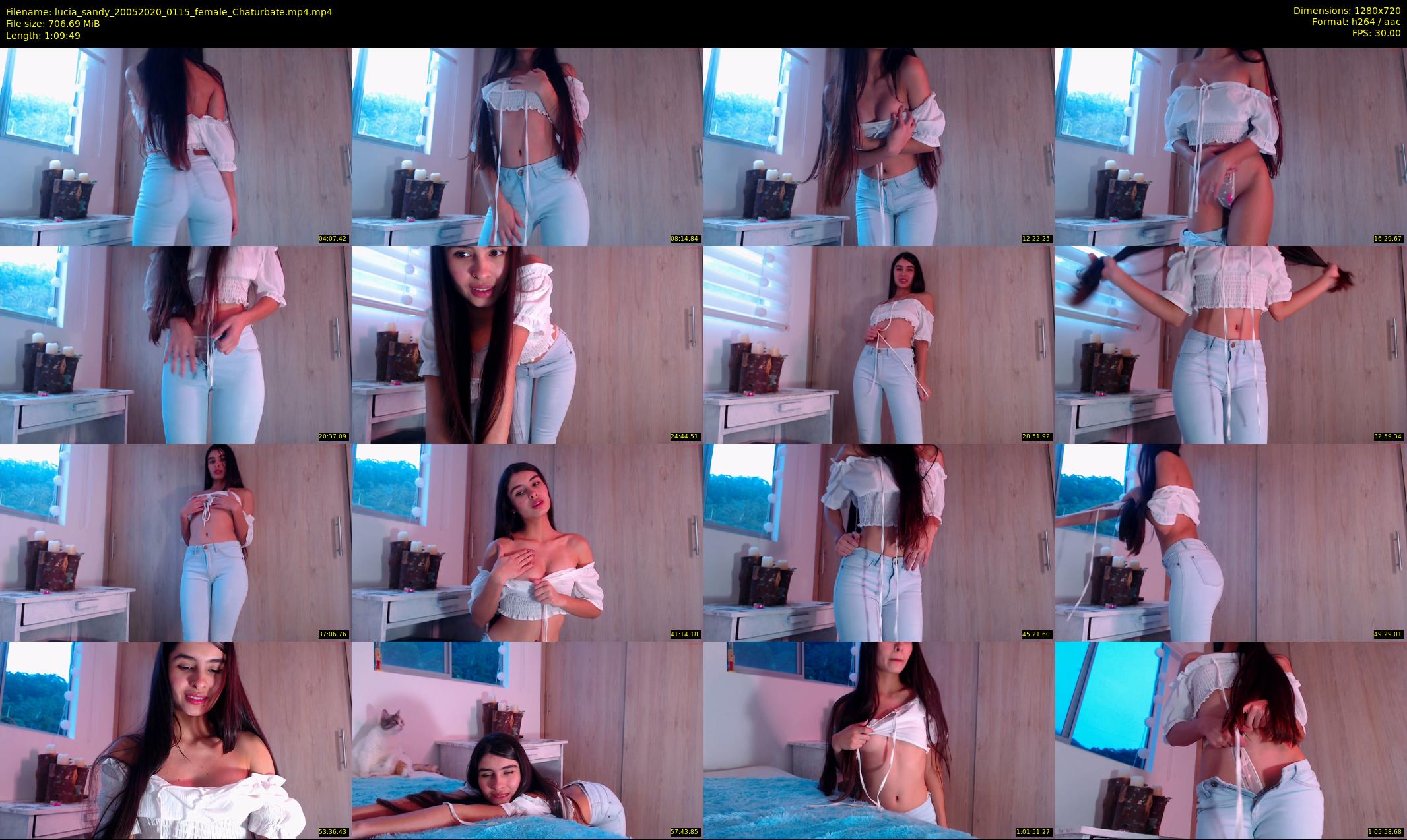 lucia_sandy — 70 minute Chaturbate female cam show recording, 720p, May 20, 2020