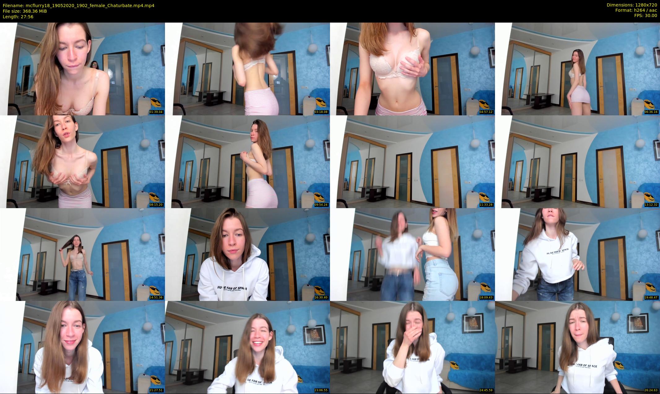 mcflurry18 — 28 minute Chaturbate female cam show recording, 720p, May 19, 2020