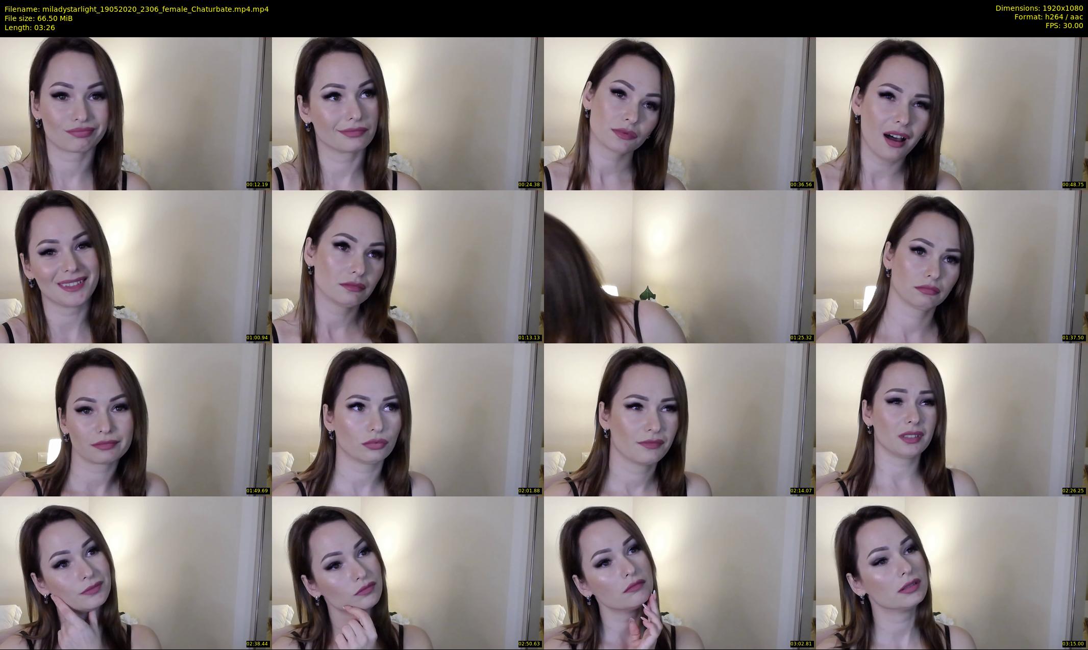 miladystarlight — 4 minute Chaturbate female cam show recording, 1080p, May 19, 2020