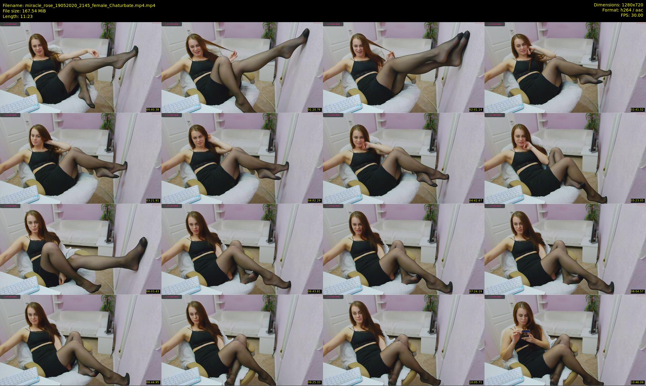 miracle_rose — 12 minute Chaturbate female cam show recording, 720p, May 19, 2020