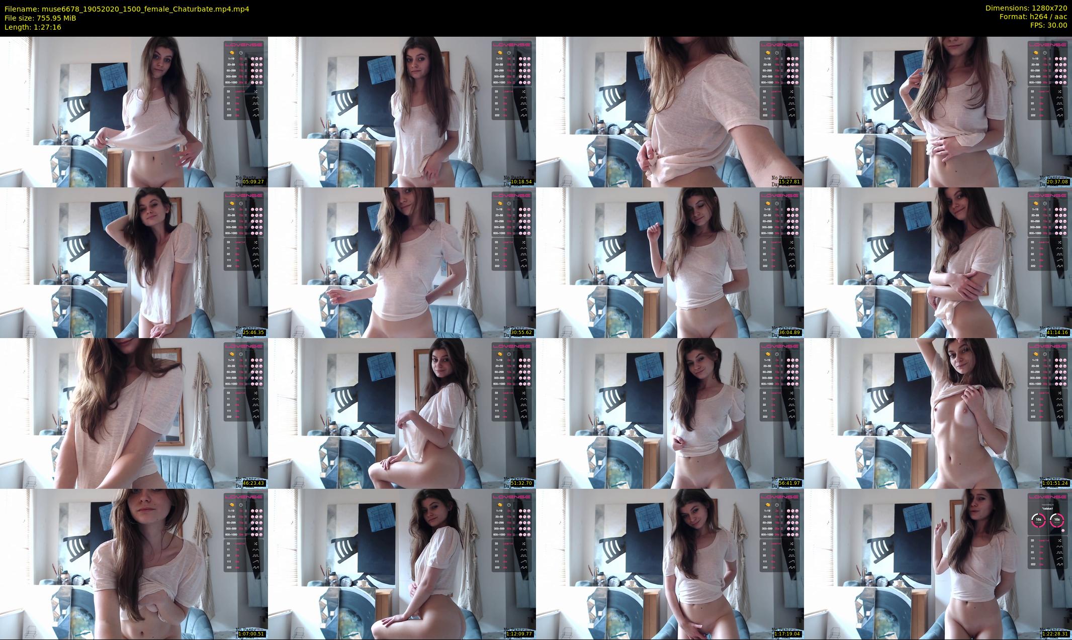 muse6678 — 88 minute Chaturbate female cam show recording, 720p, May 19, 2020