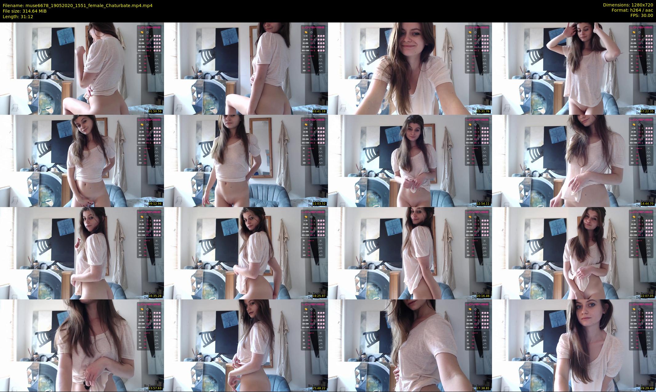 muse6678 — 32 minute Chaturbate female cam show recording, 720p, May 19, 2020