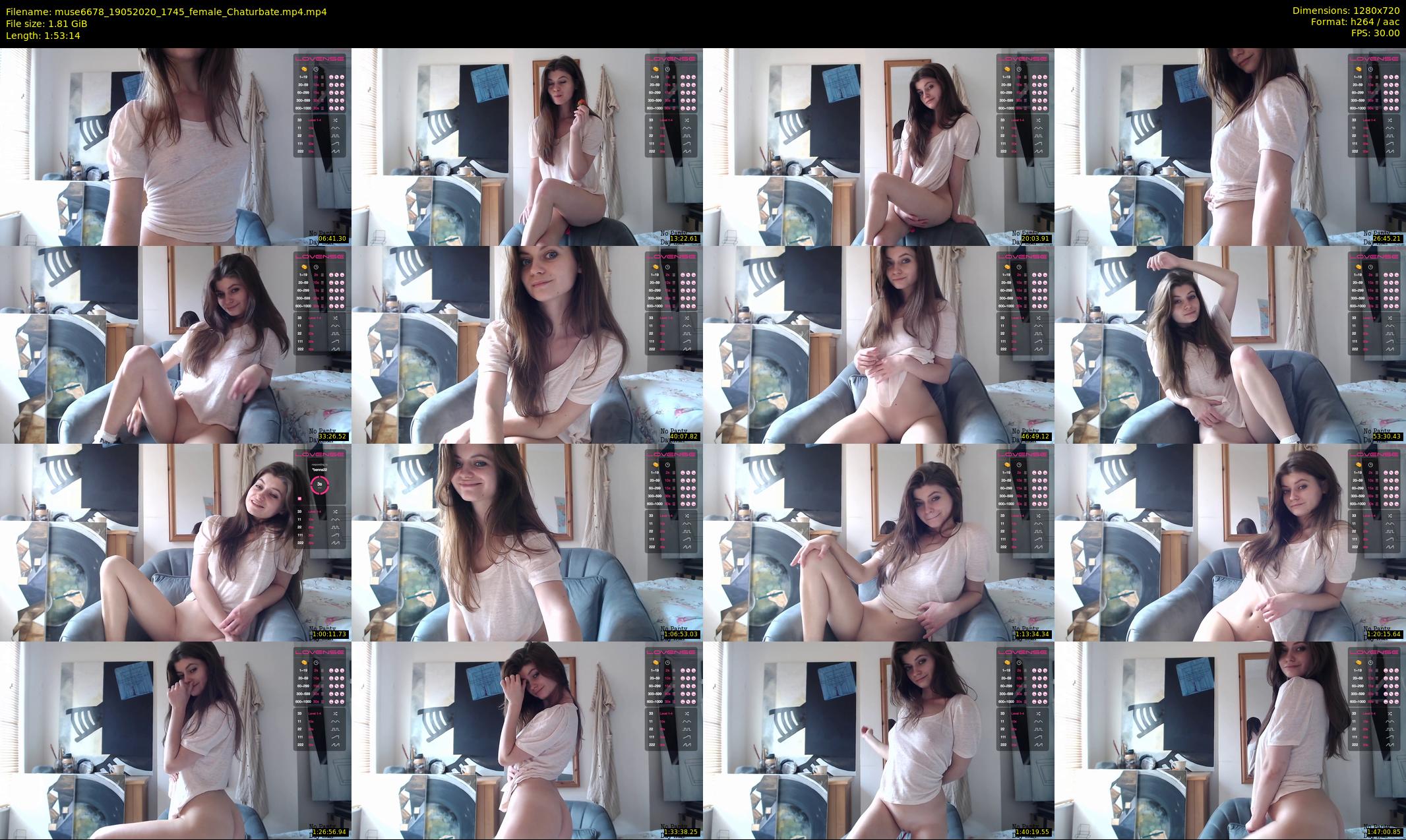 muse6678 — 114 minute Chaturbate female cam show recording, 720p, May 19, 2020