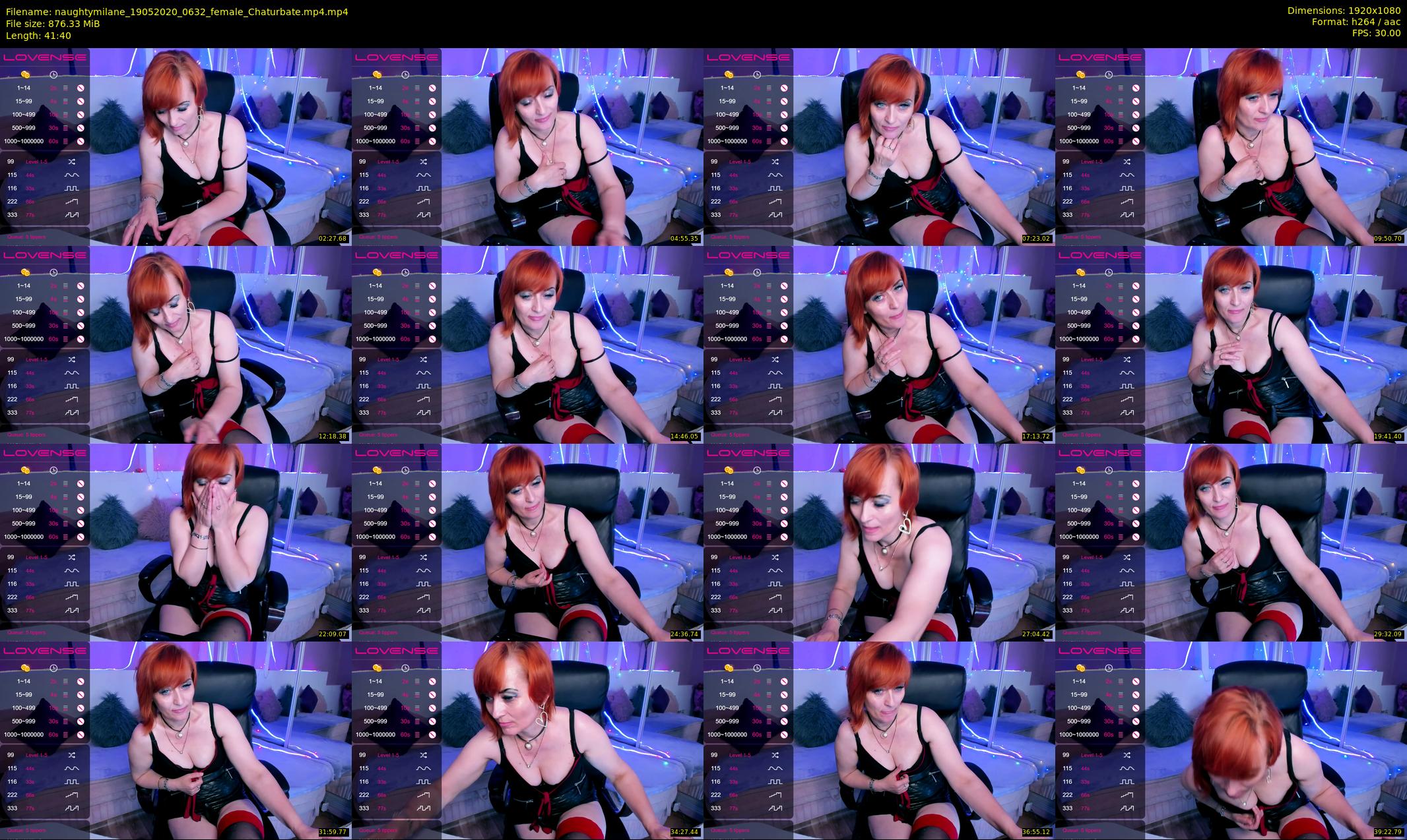 naughtymilane — 42 minute Chaturbate female cam show recording, 1080p, May 19, 2020