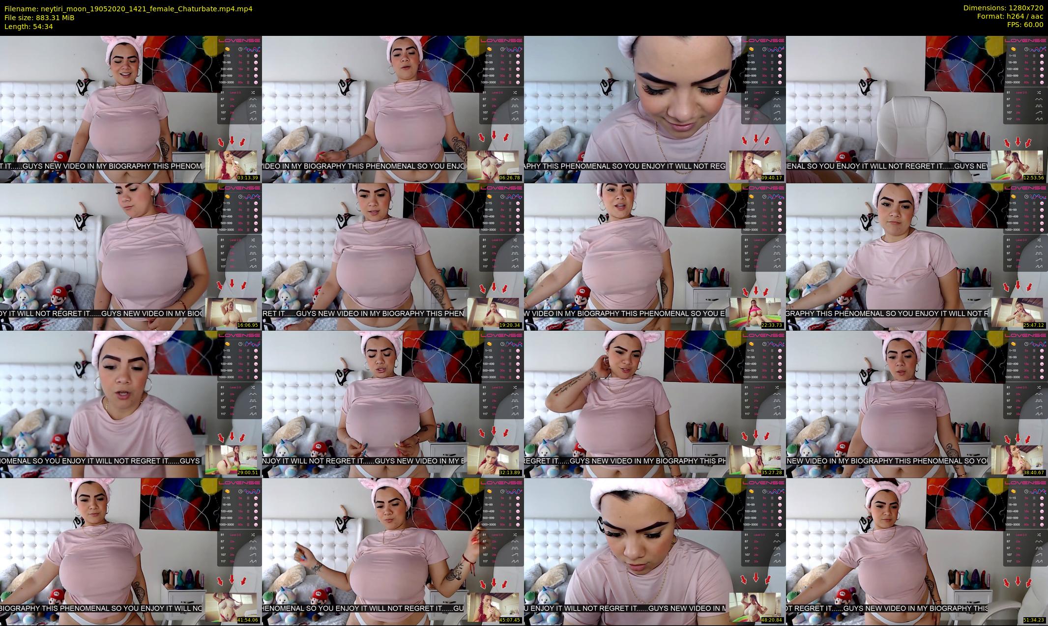 neytiri_moon — 55 minute Chaturbate female cam show recording, 720p, May 19, 2020