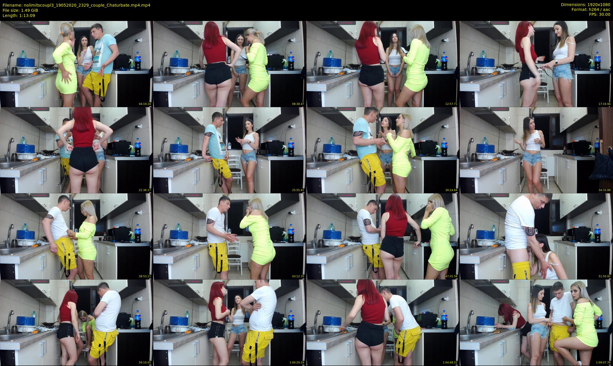 nolimitscoupl3 — 74 minute Chaturbate couple cam show recording, 1080p, May 19, 2020