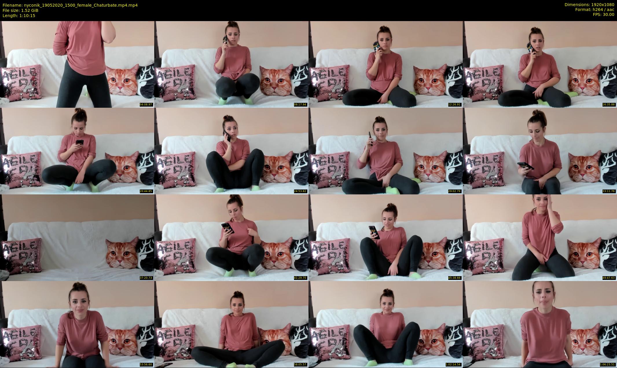 nyconik — 71 minute Chaturbate female cam show recording, 1080p, May 19, 2020